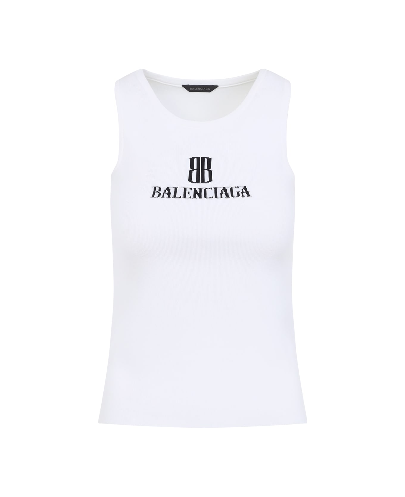 Balenciaga Tank Top - White Black