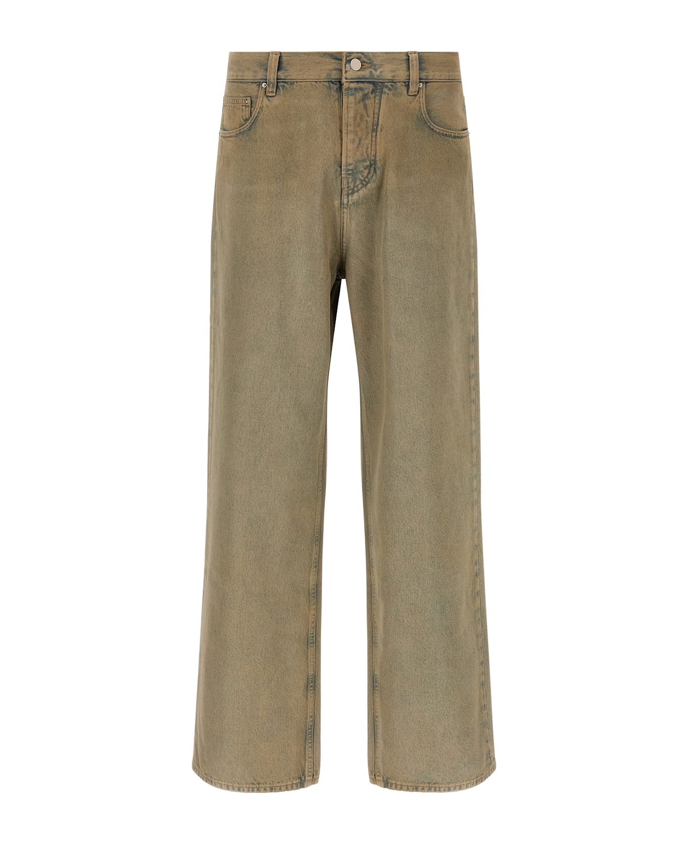 AMIRI Wide Leg Jeans - Beige