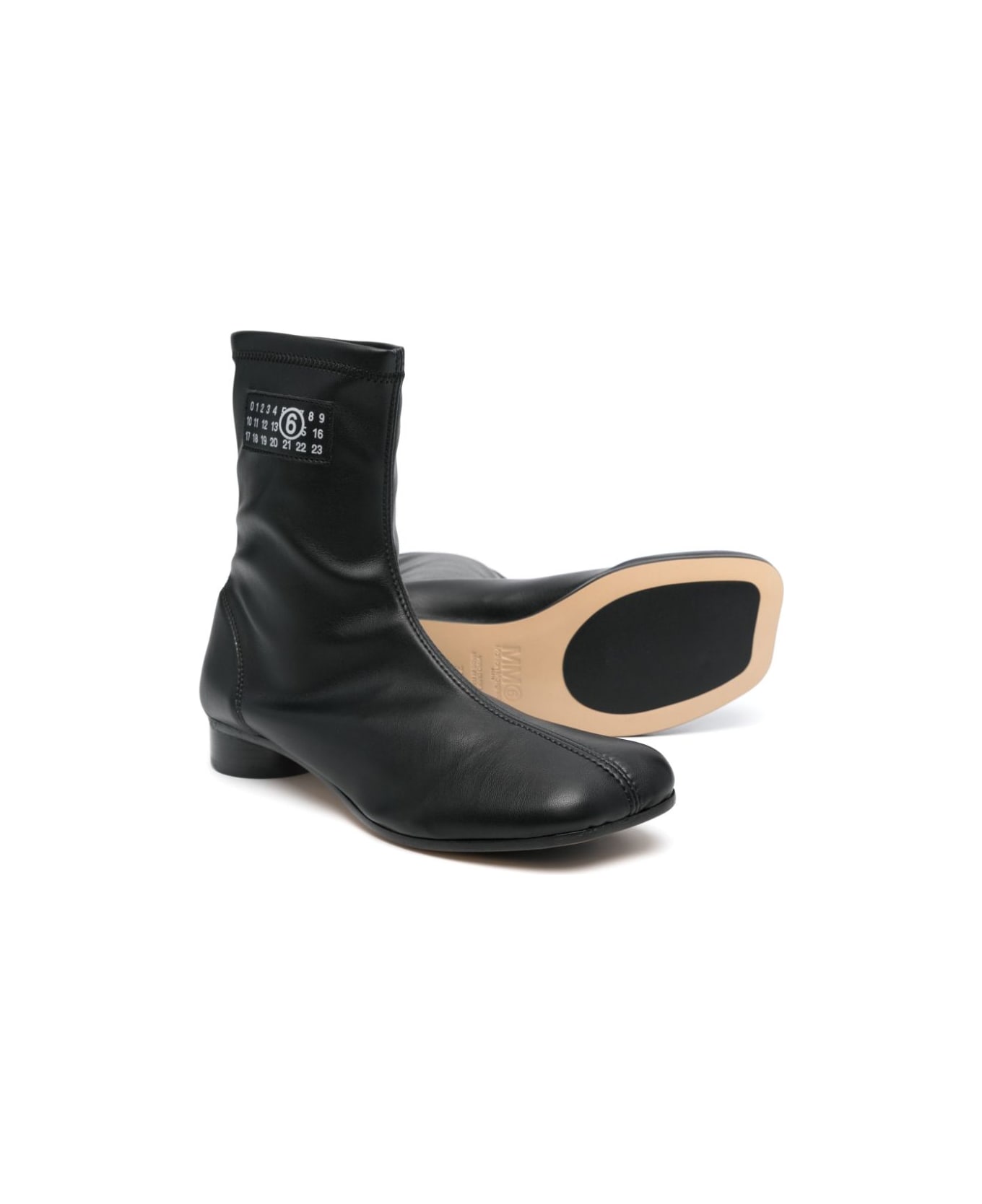 MM6 Maison Margiela Black Boots Girl - Black