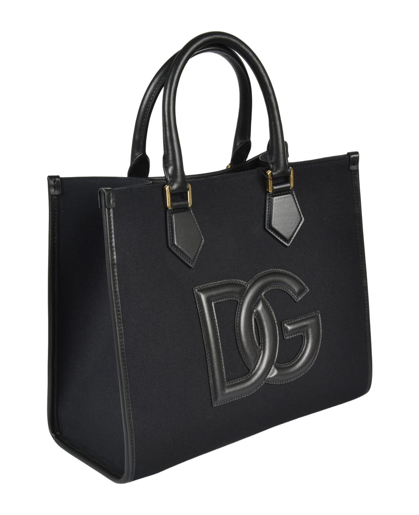 Dolce & Gabbana Embossed Logo Tote - Black