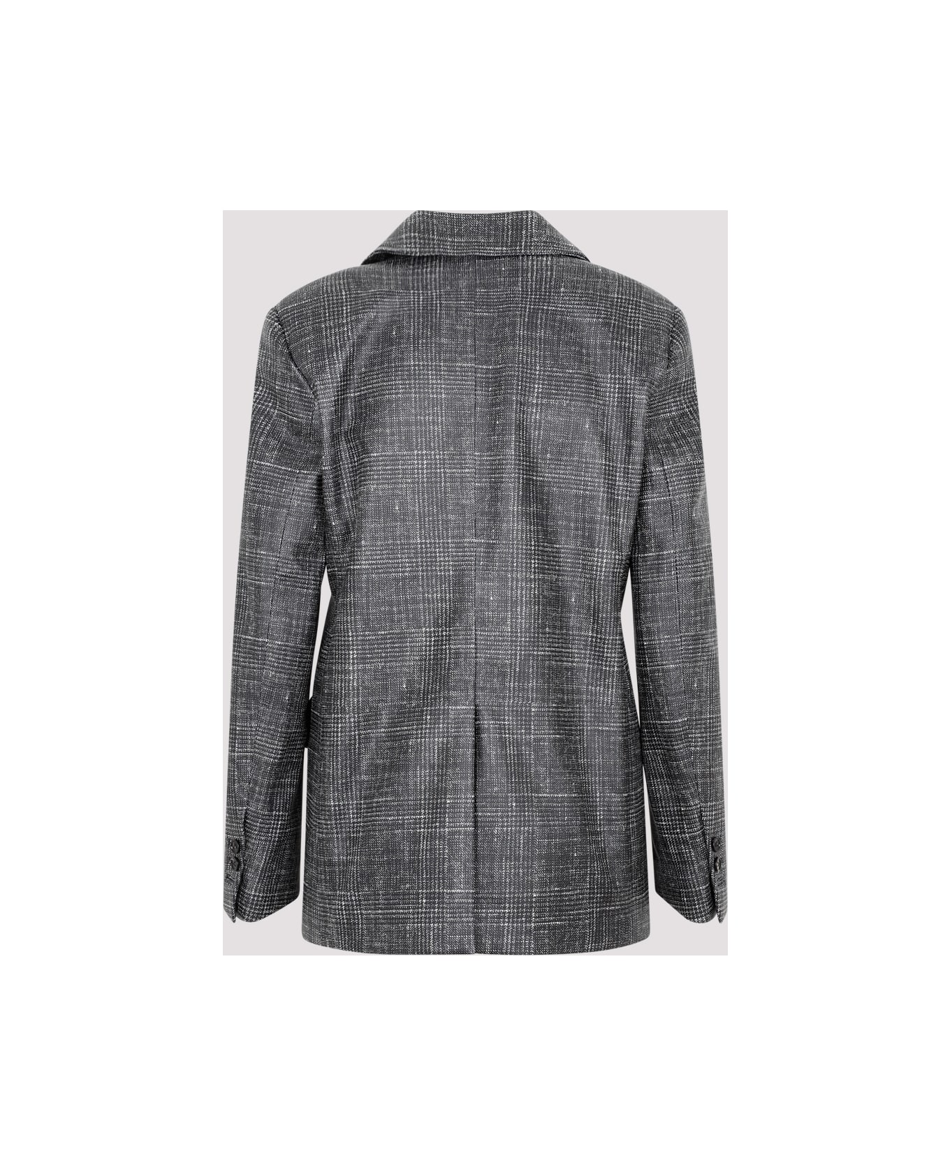 Bottega Veneta Printed Leather Jacket - Black White