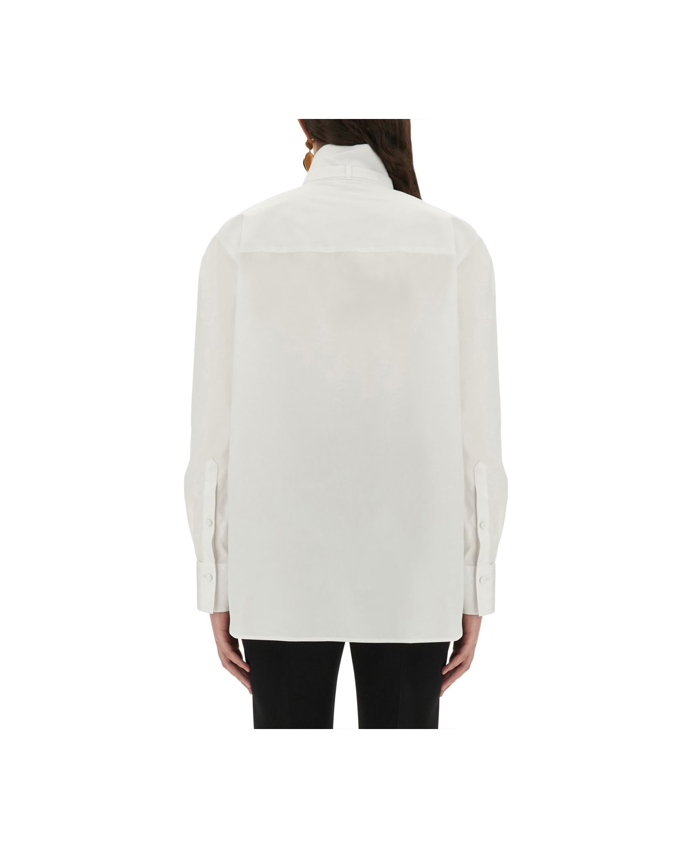 Alexander McQueen Tuxedo Shirt - OPTICALWHITE