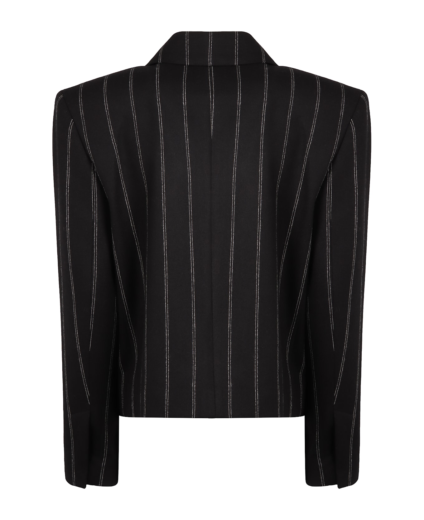 The Mannei Bert Double Breasted Blazer - black
