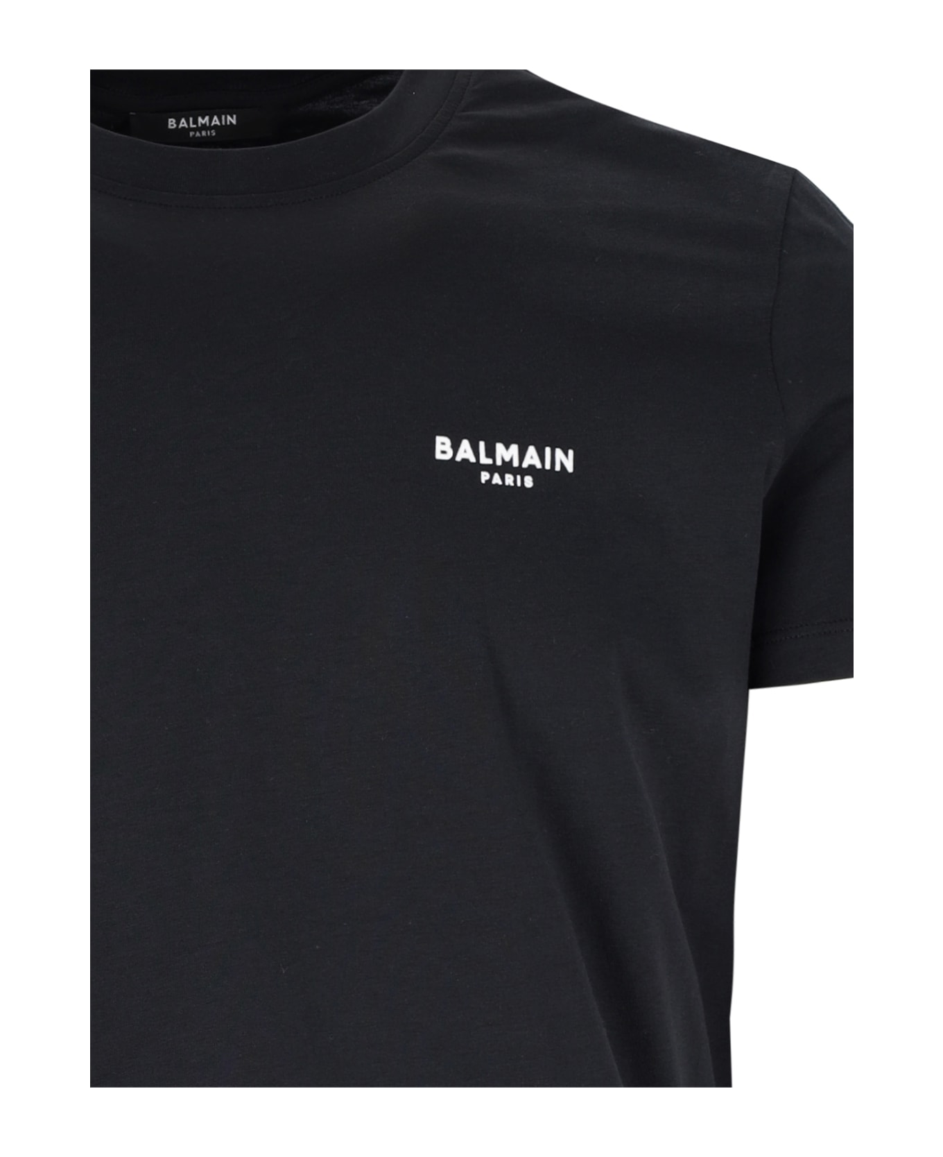 Balmain Logo T-shirt - Black   シャツ