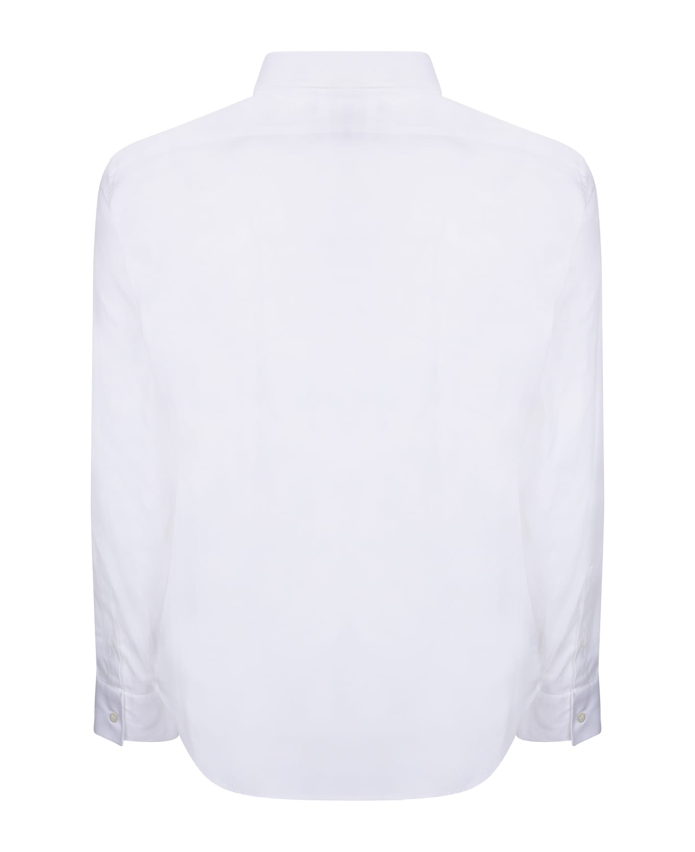 Emporio Armani Light Comfort Satin Shirt - White
