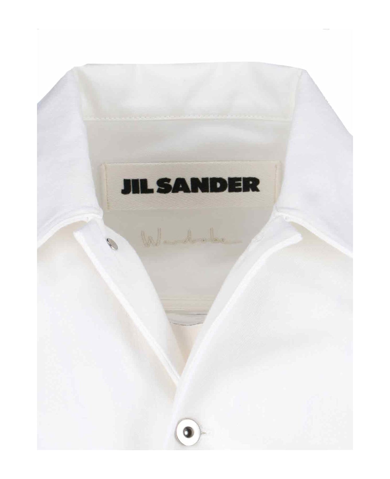 Jil Sander Denim Shirt Jacket - White
