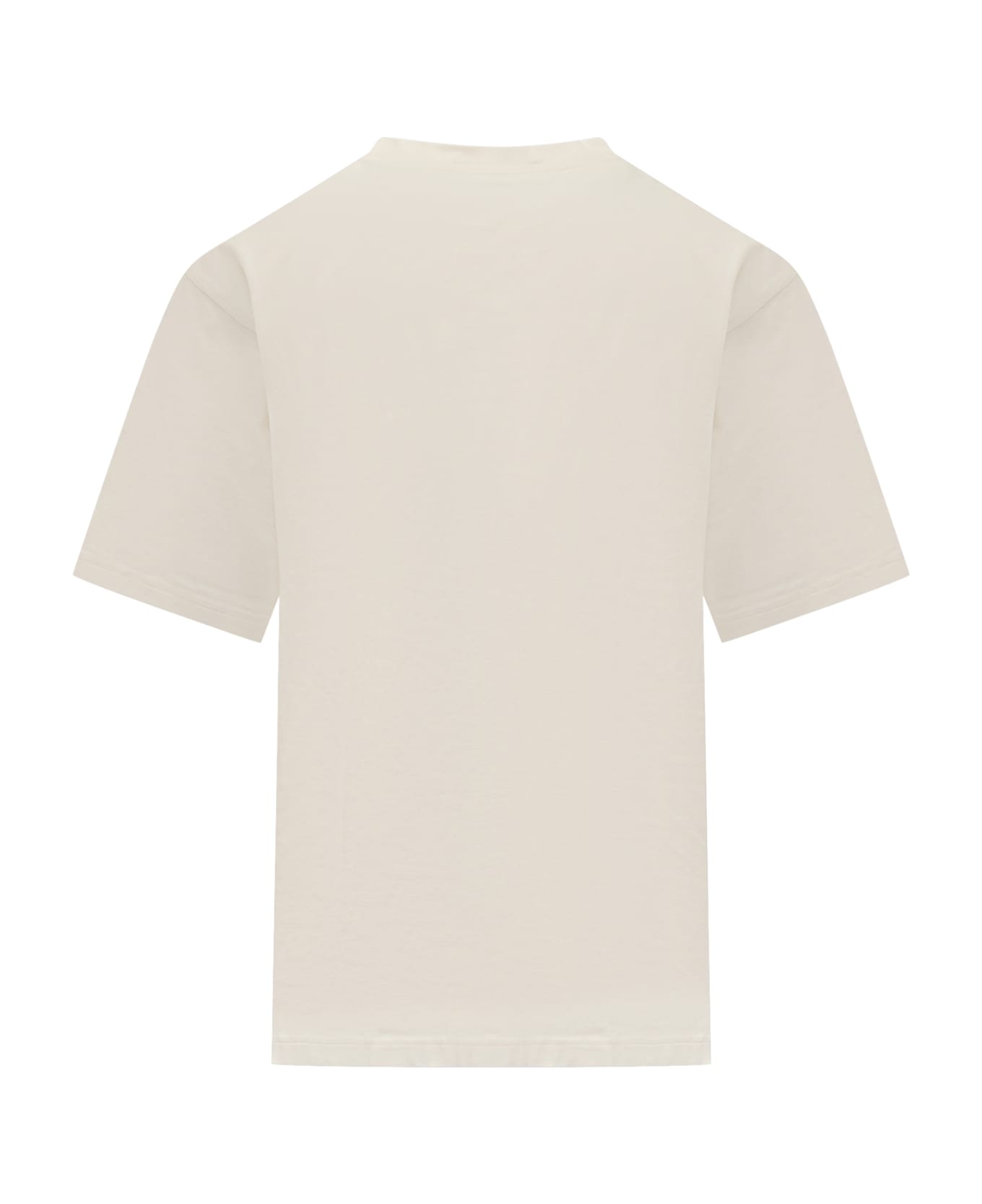 Dolce 
Gabbana Cotton Crew-neck T-shirt - Panna