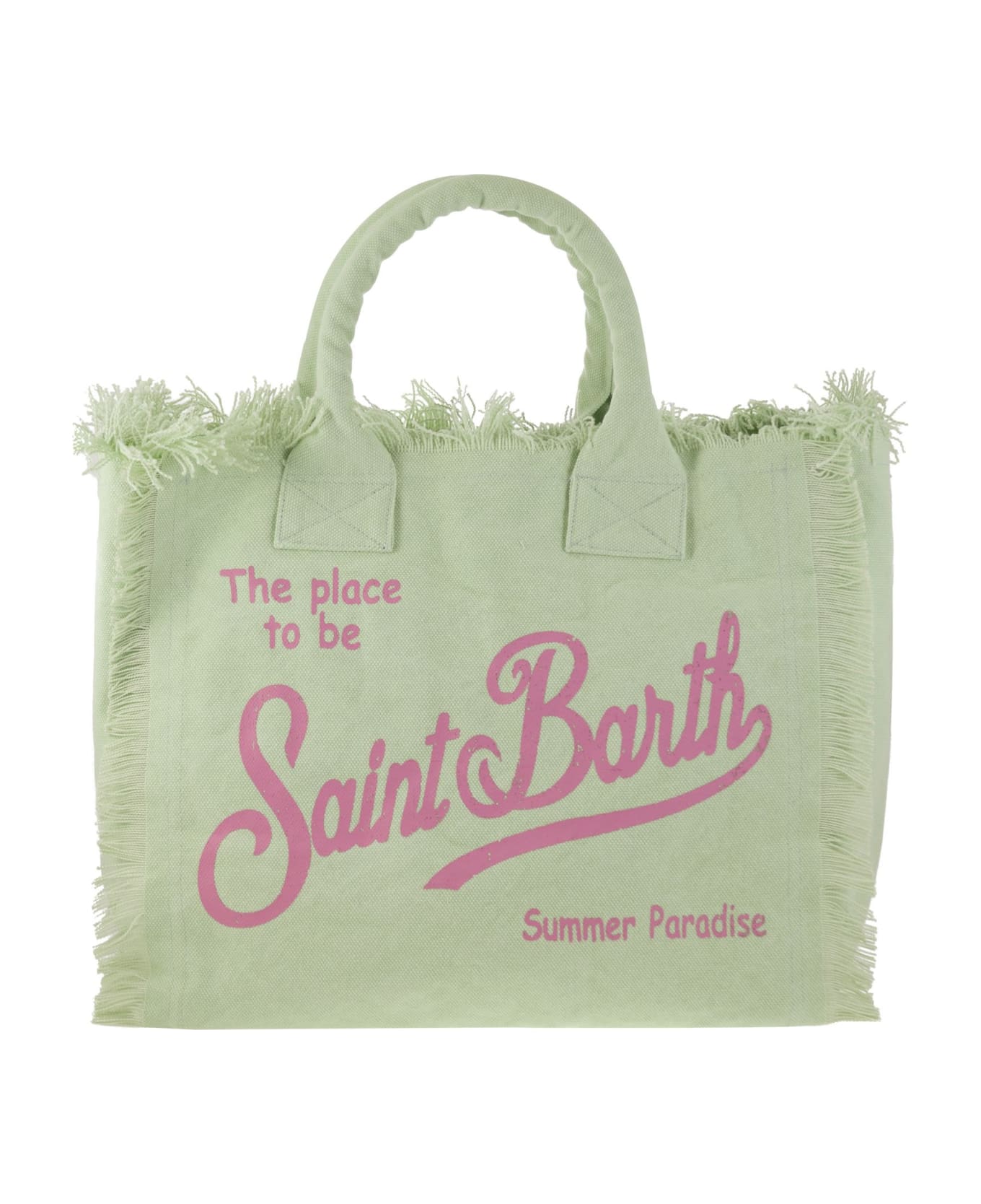 MC2 Saint Barth Vanity - Canvas Shoulder Bag - Green トートバッグ