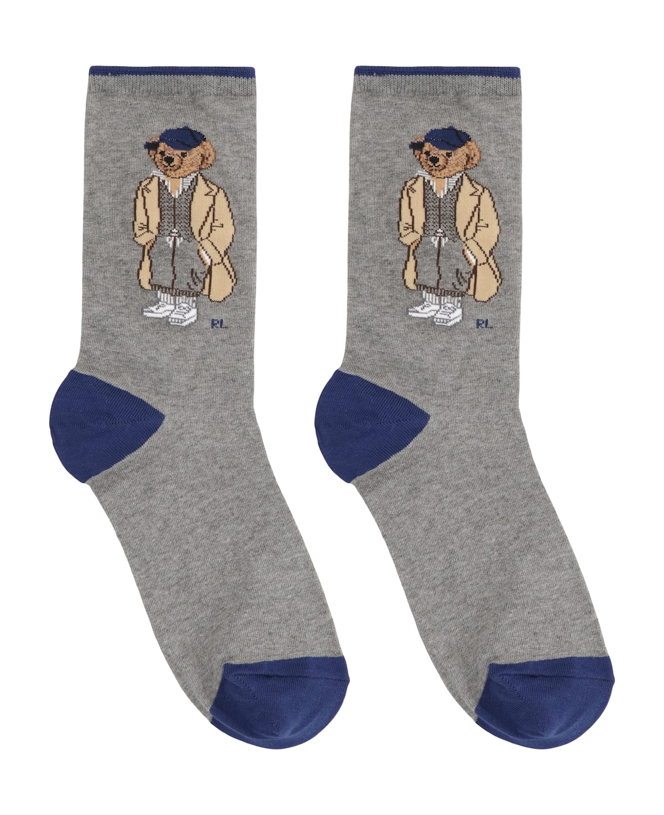 Polo Ralph Lauren Socks Made Of Cotton Blend - grey