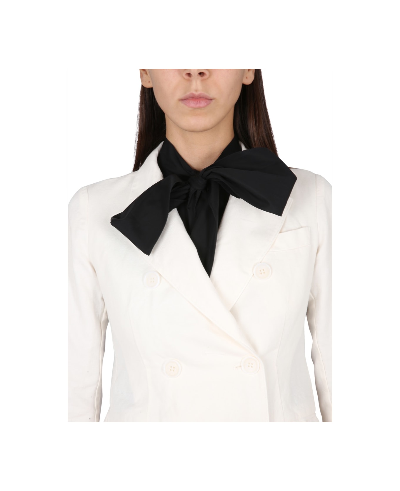 Aspesi Double-breasted Jacket - IVORY
