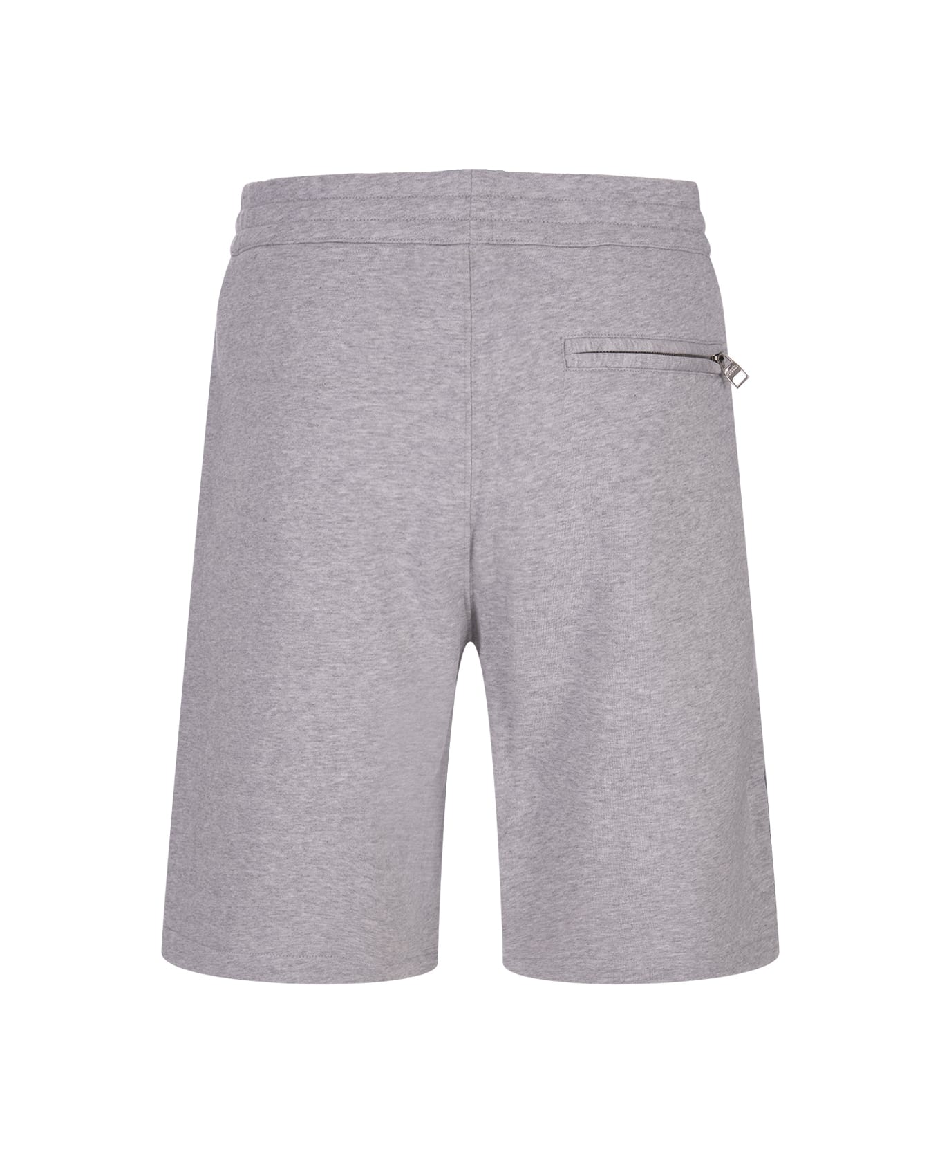 Alexander McQueen Logo Tape Detail Shorts - Grey