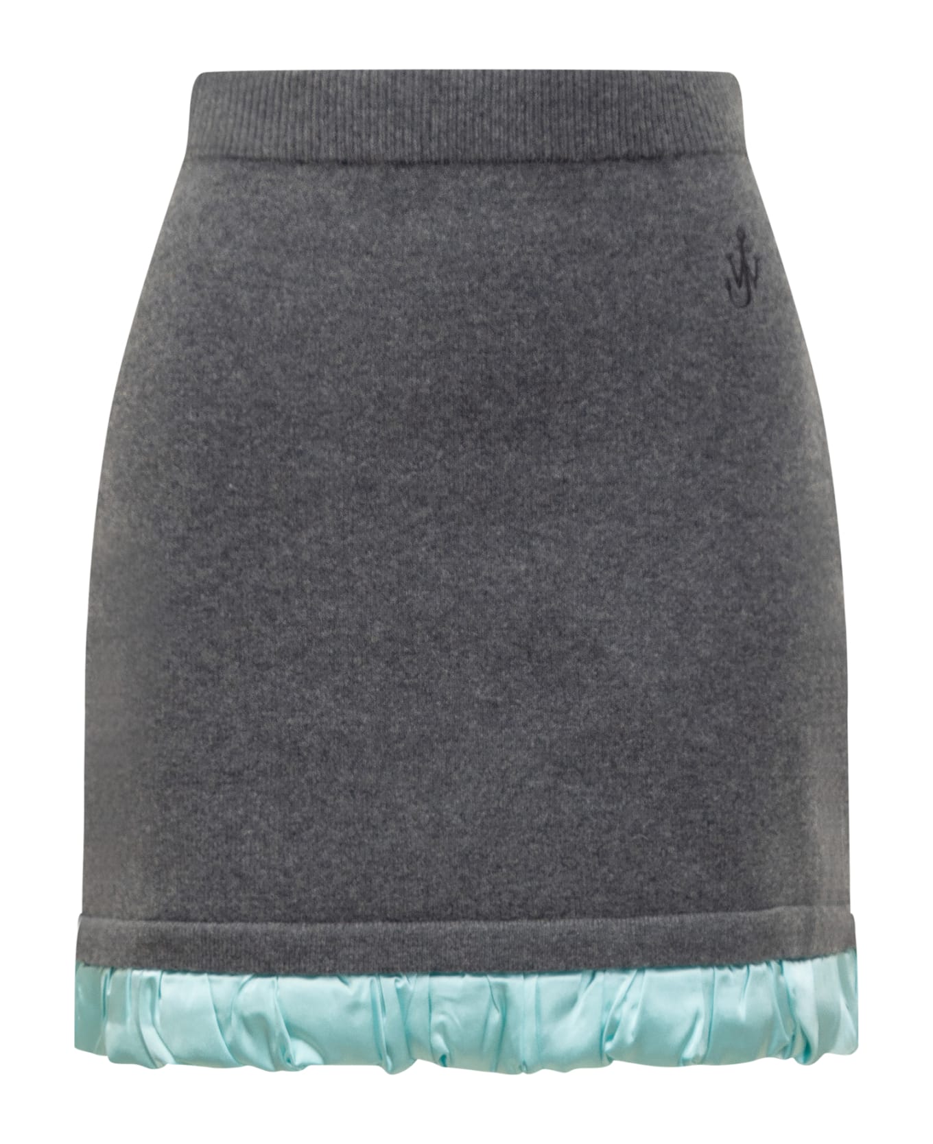 J.W. Anderson Satin Trimmed Skirt - DARK GREY