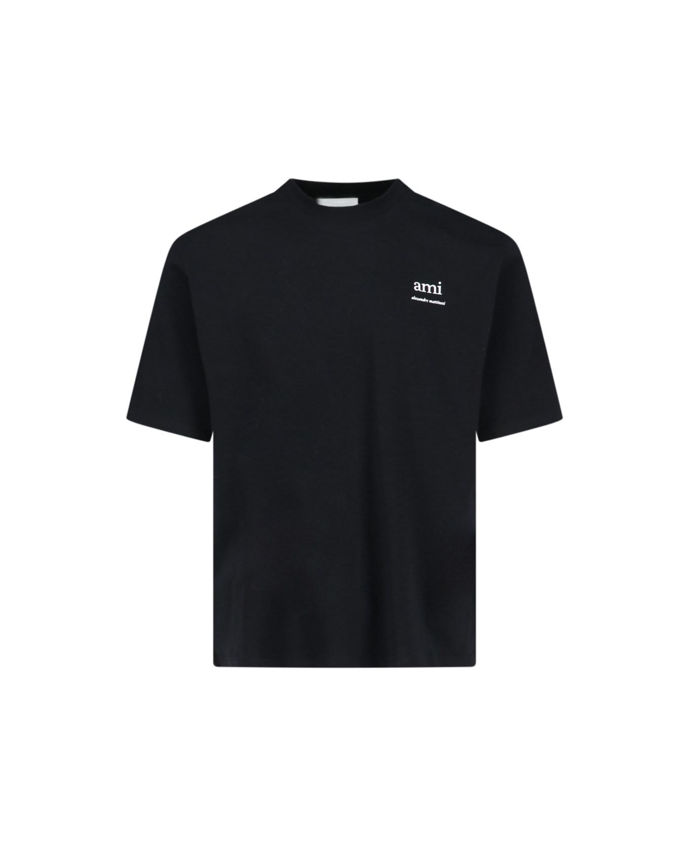 Ami Alexandre Mattiussi Logo T-shirt - BLACK