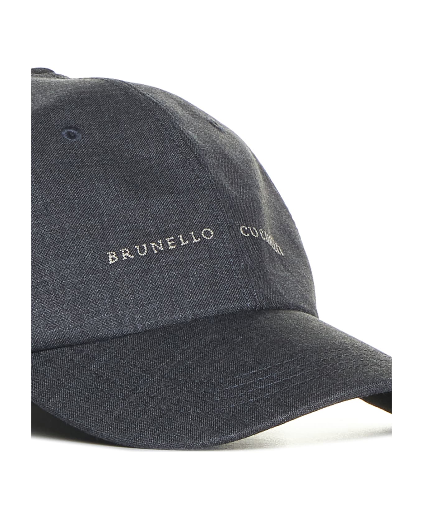 Brunello Cucinelli Hat - Grigio medio + sabbia
