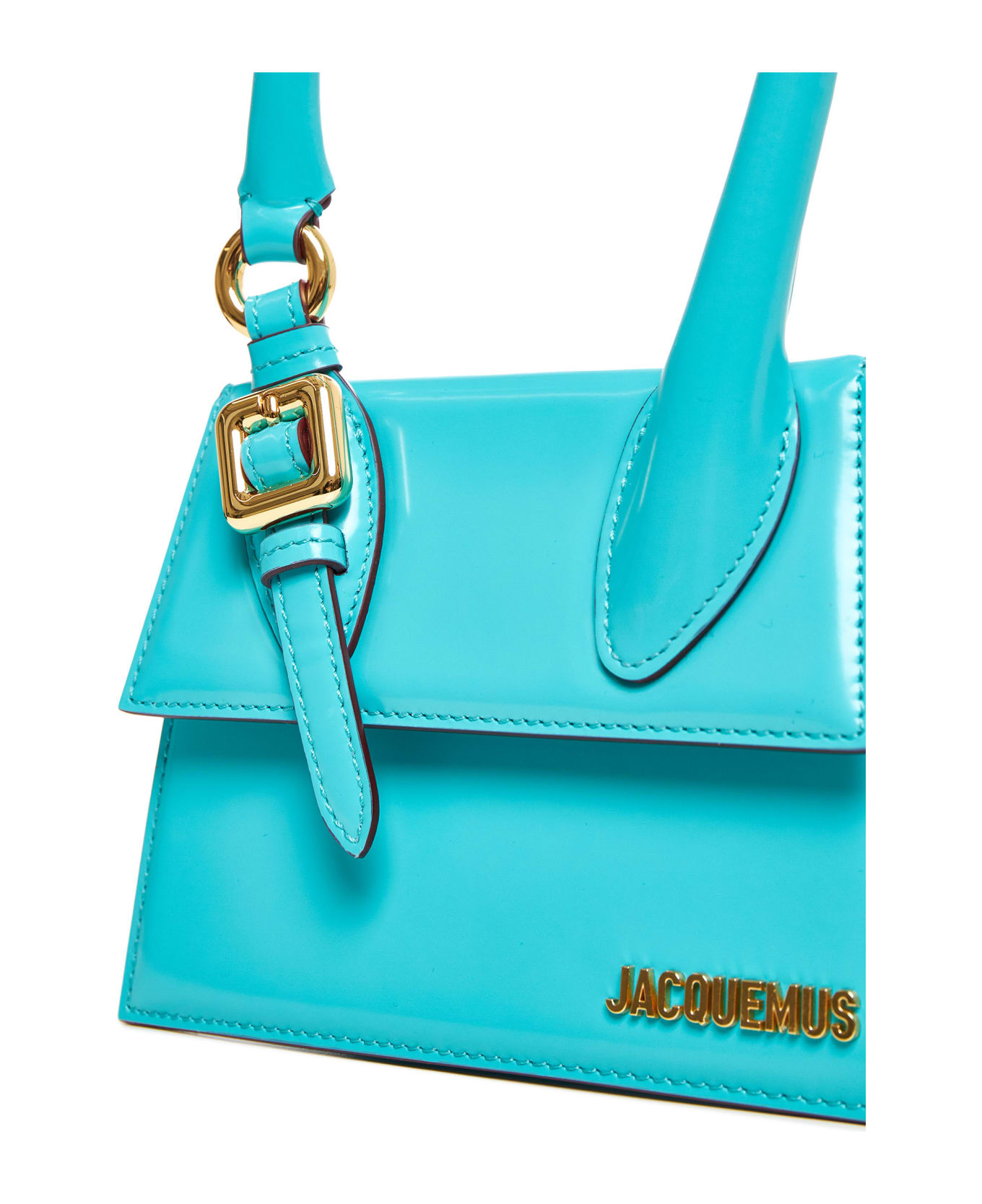 Jacquemus Le Chiquito Moyen Boucle - TURQUOISE トートバッグ