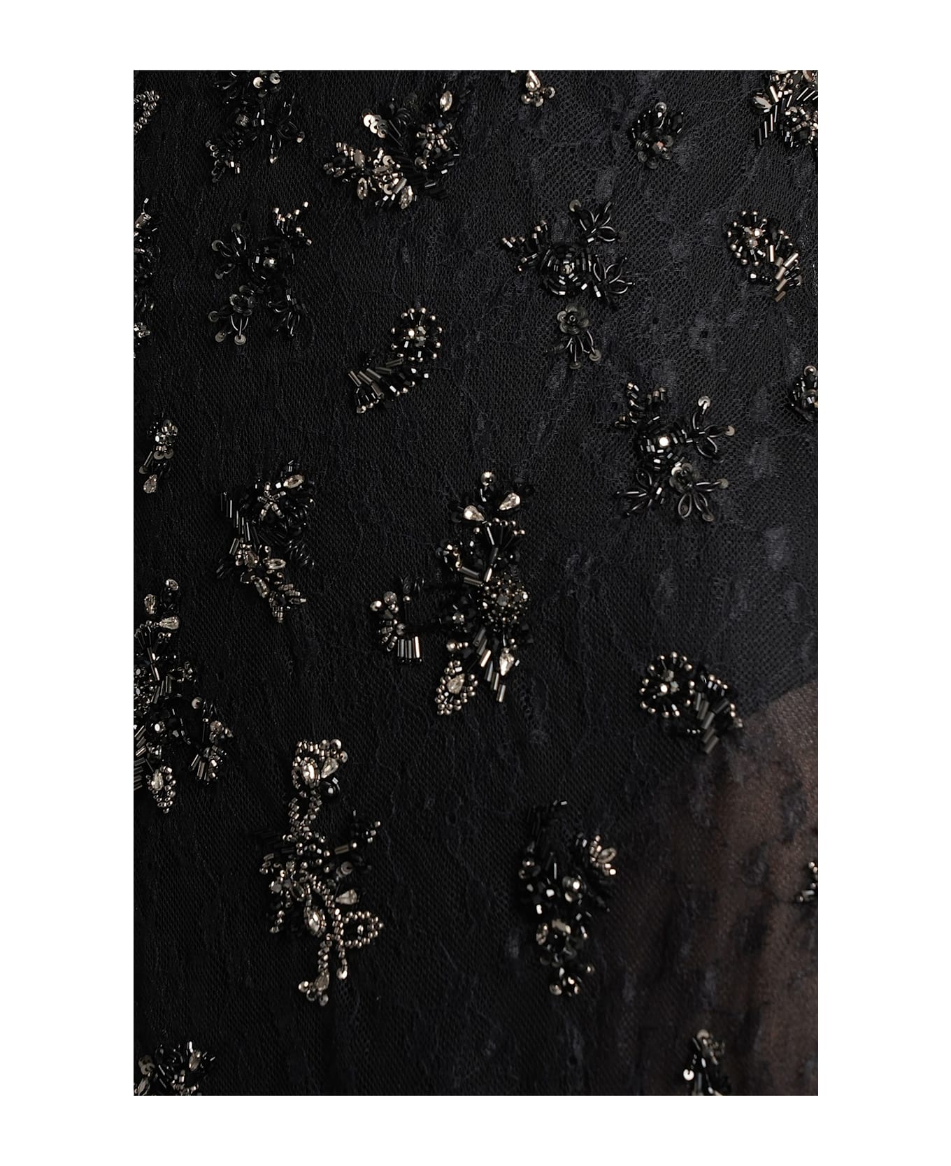 Simkhai Carmela Long Dress In Black Polyester - Black