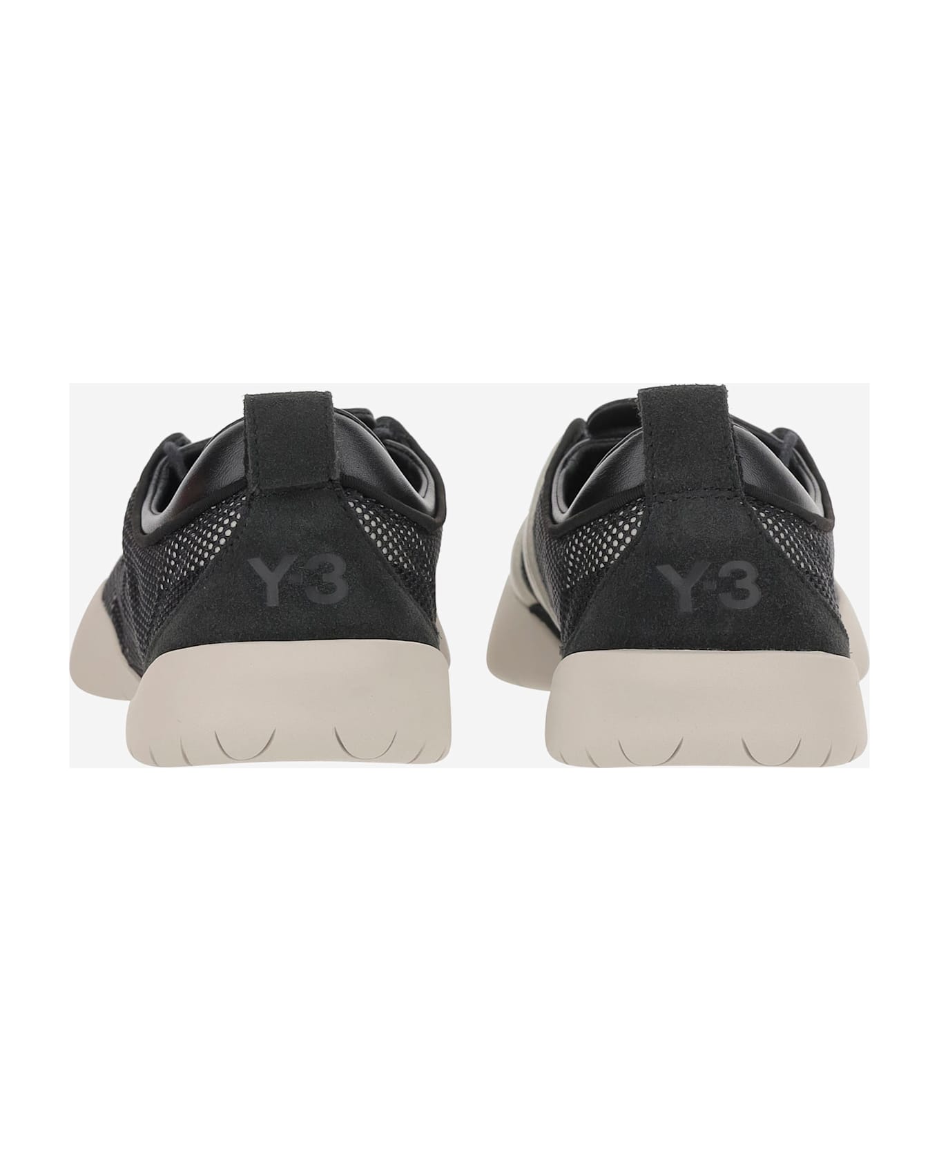 Y-3 Regu Lace-up Sneakers - Black