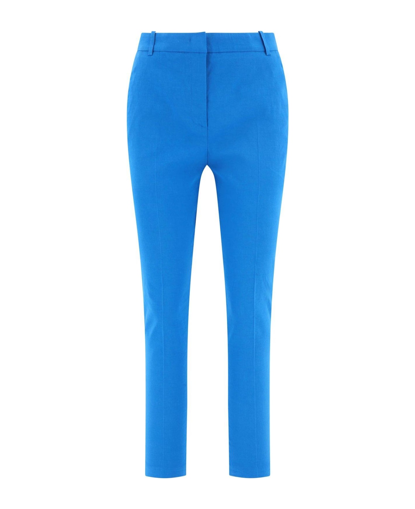 Pinko Mid-waist Skinny Trousers - Azzurro ボトムス