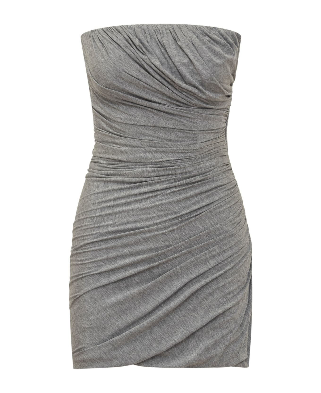 The Attico Jersey Mini Dress - GREY