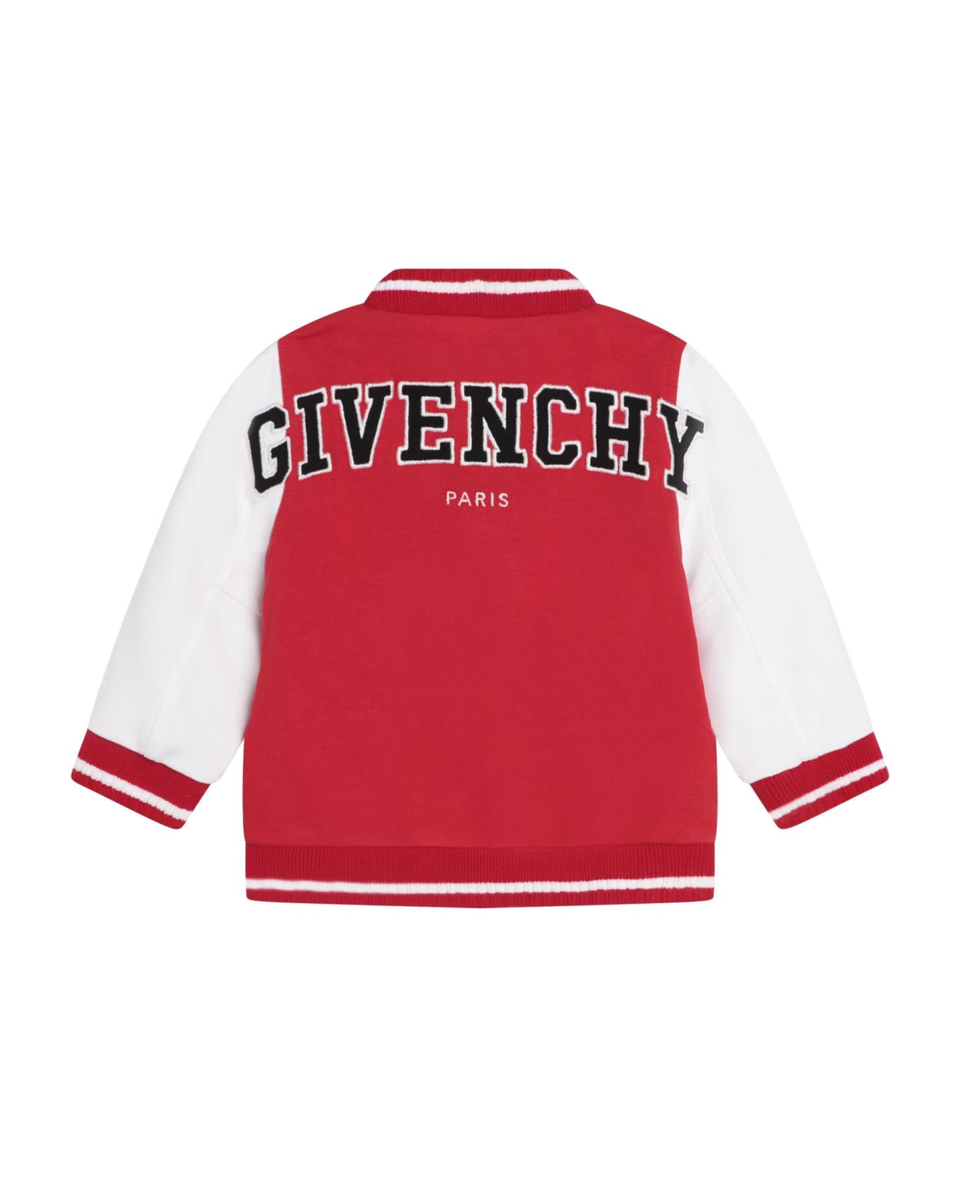 Givenchy Red Bomber Jacket With Logo - Red