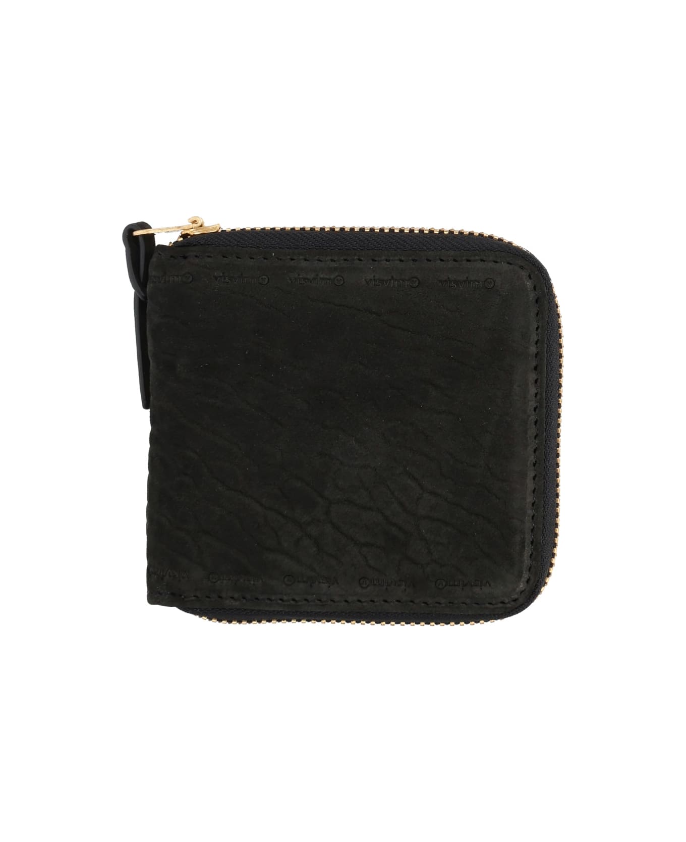 Visvim Suede Wallet - BLACK