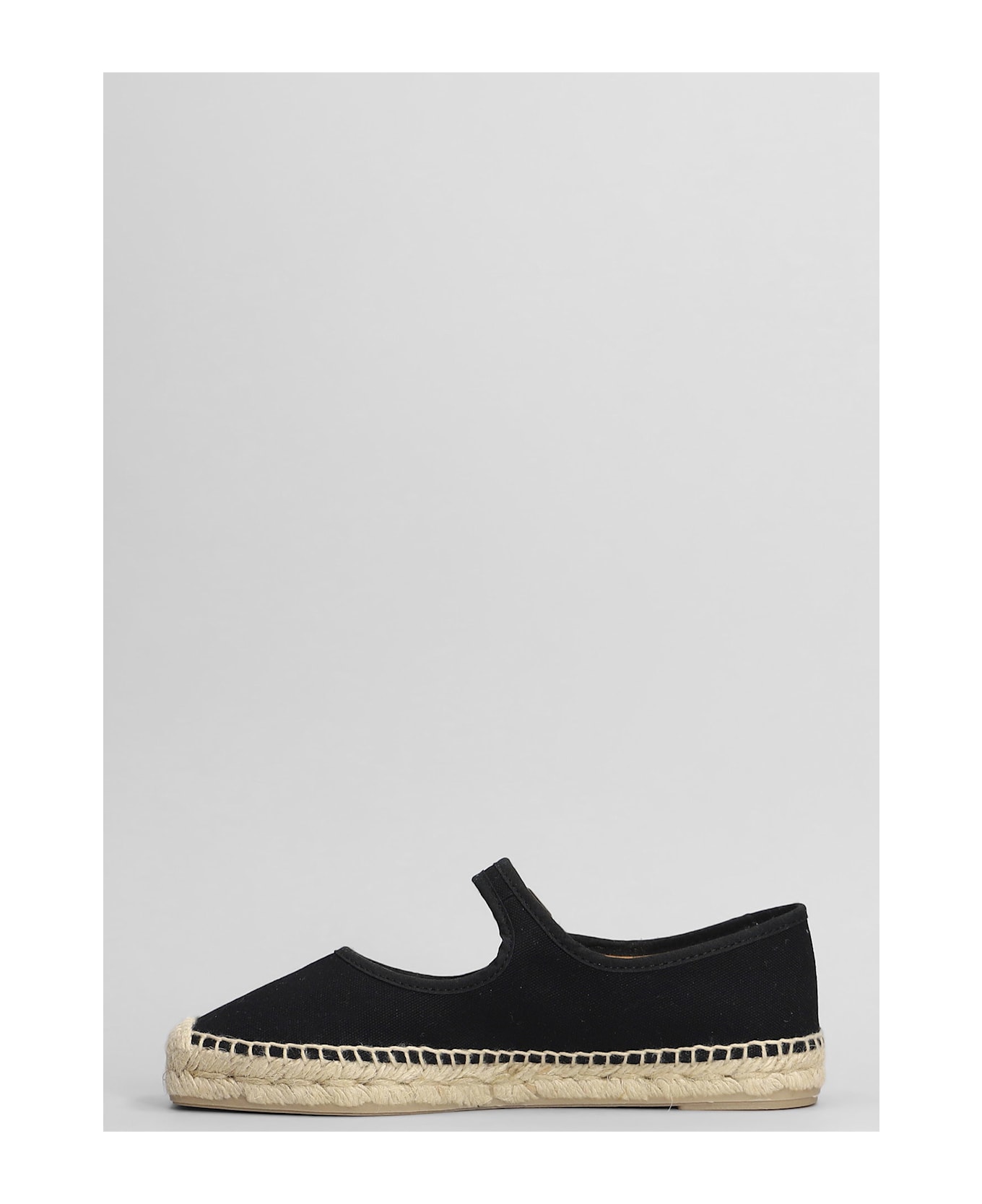 Castañer Padua-001 Espadrilles In Black Canvas - black
