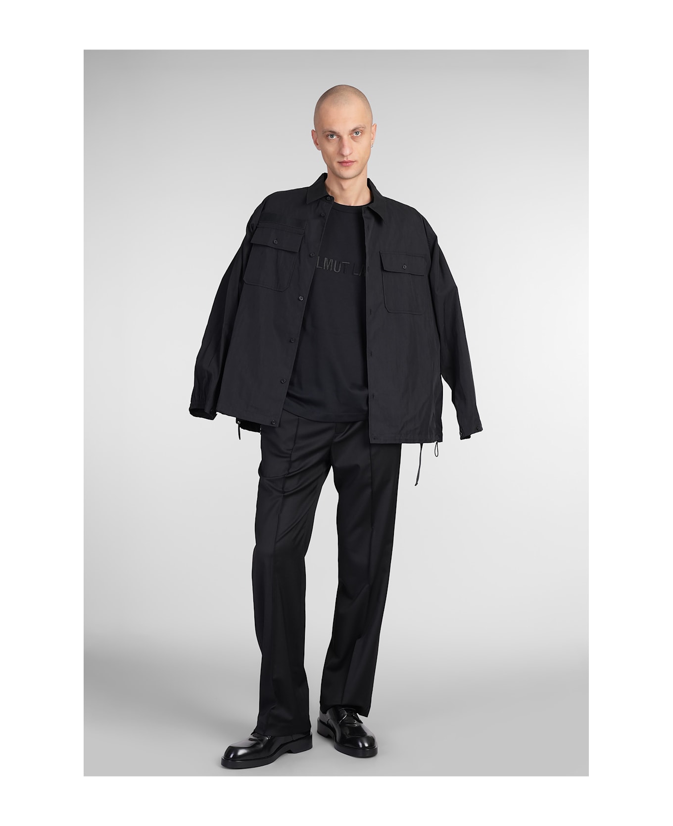 Helmut Lang Shirt In Black Cotton - black