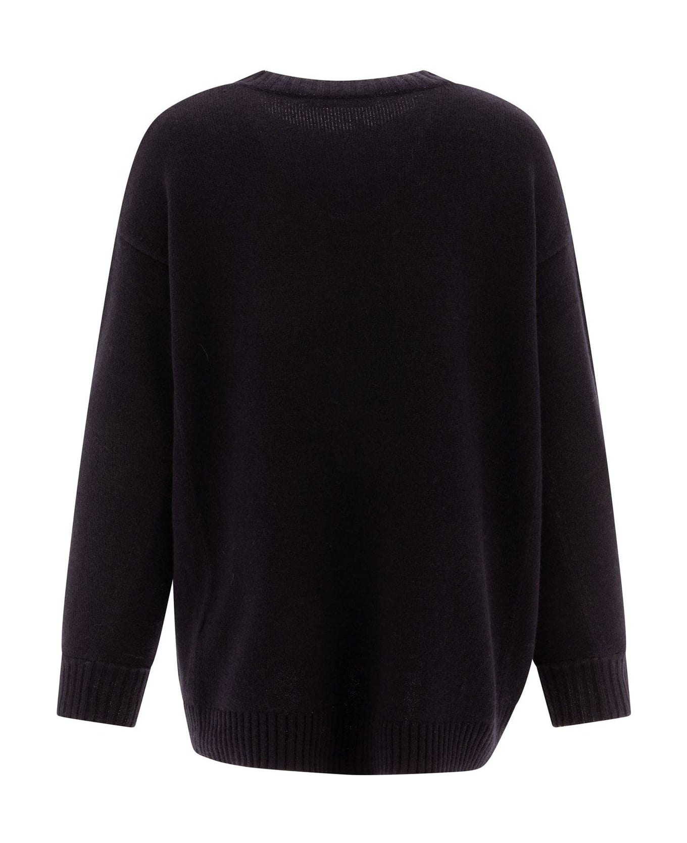 Max Mara Fido Crewneck Straight Hem Jumper - ULTRAMARINE