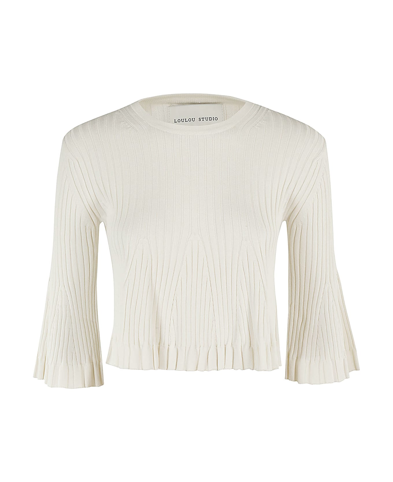 Loulou Studio Top - Rice Ivory