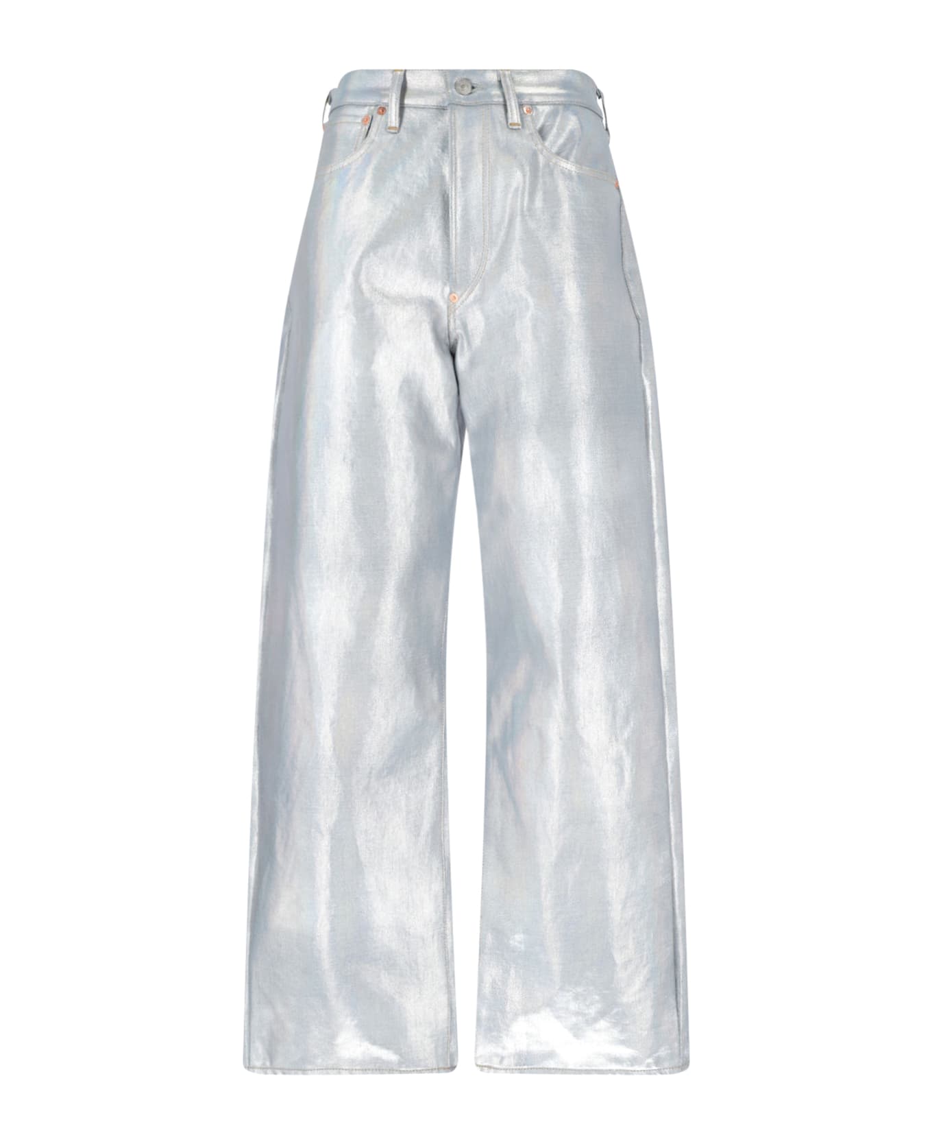 Junya Watanabe X Levi
s Strauss Logo Straight Jeans - Silver