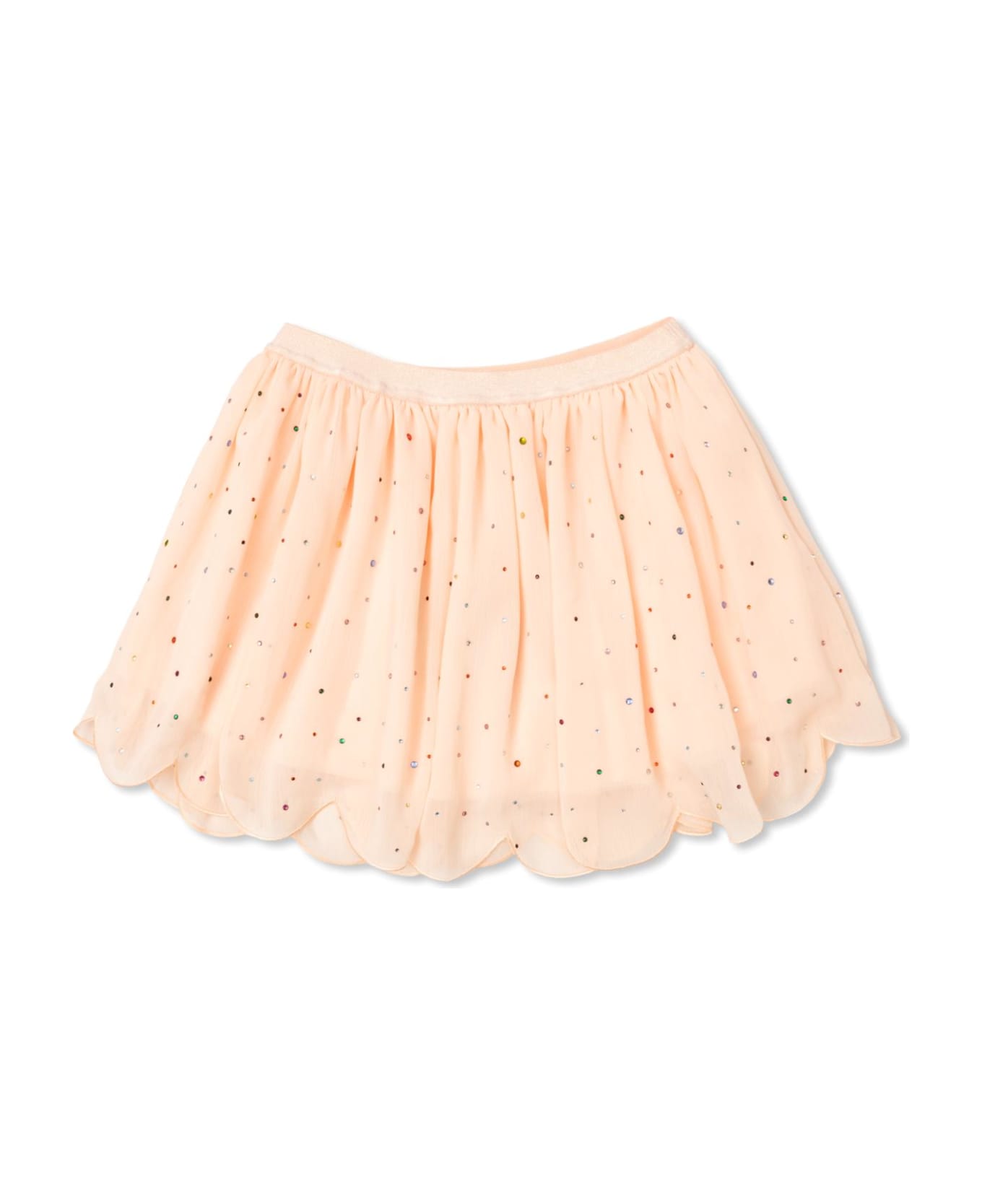 Stella McCartney Kids Skirt With Sparkling Crystals - Pink