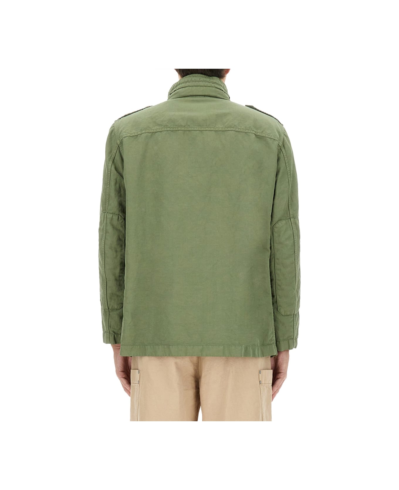 Fay Jacket With Pockets - GREEN