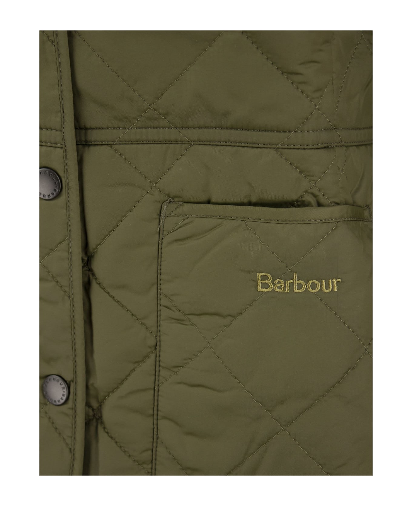 Barbour Deveron - Quilted Jacket - Olive Green