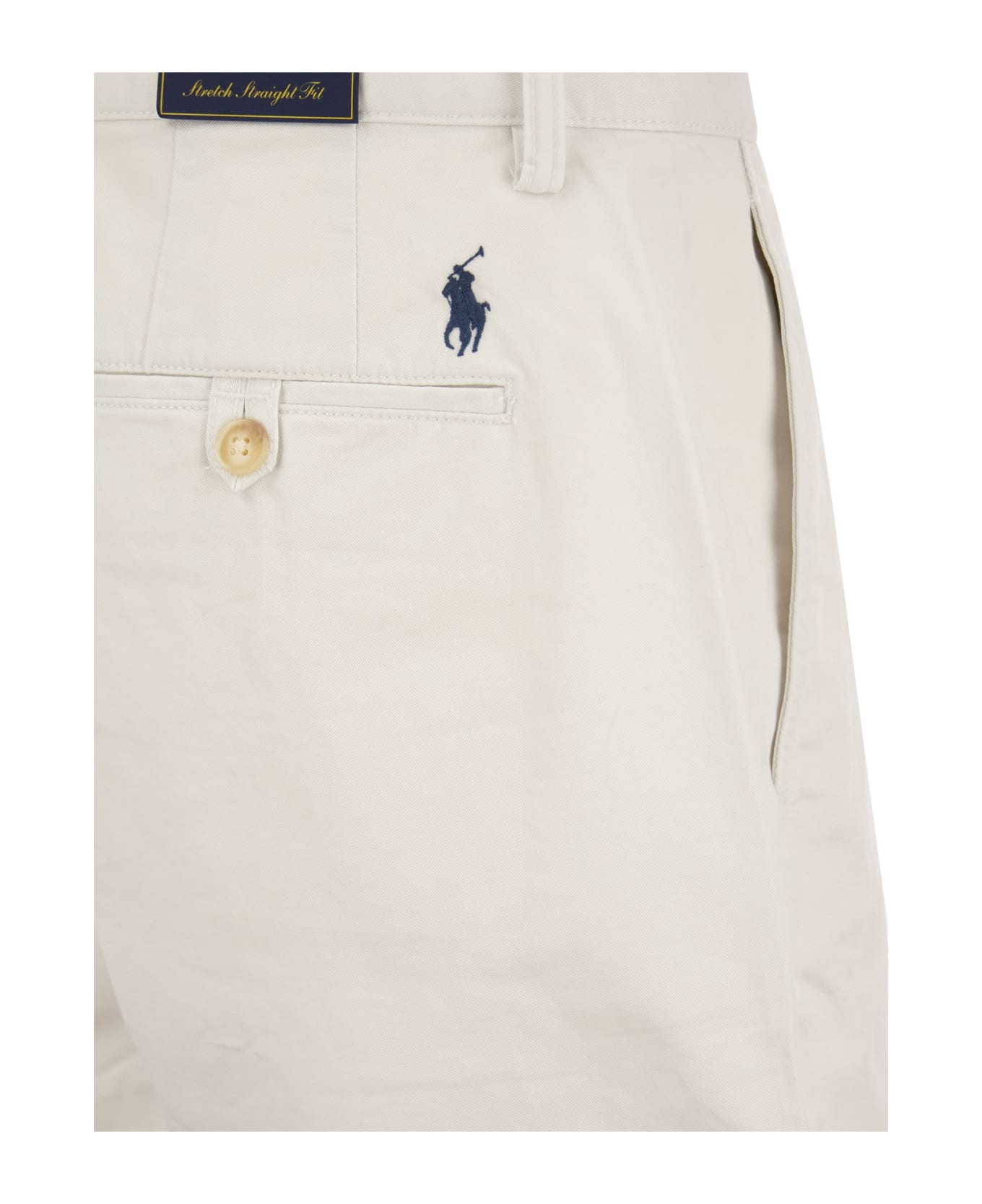 Polo Ralph Lauren Logo Embroidery Shorts - White