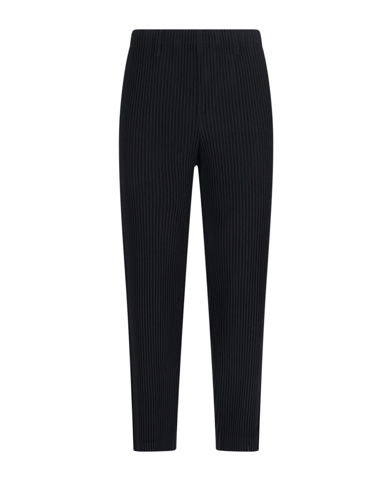 Homme Plissé Issey Miyake Pleated Pants - Black