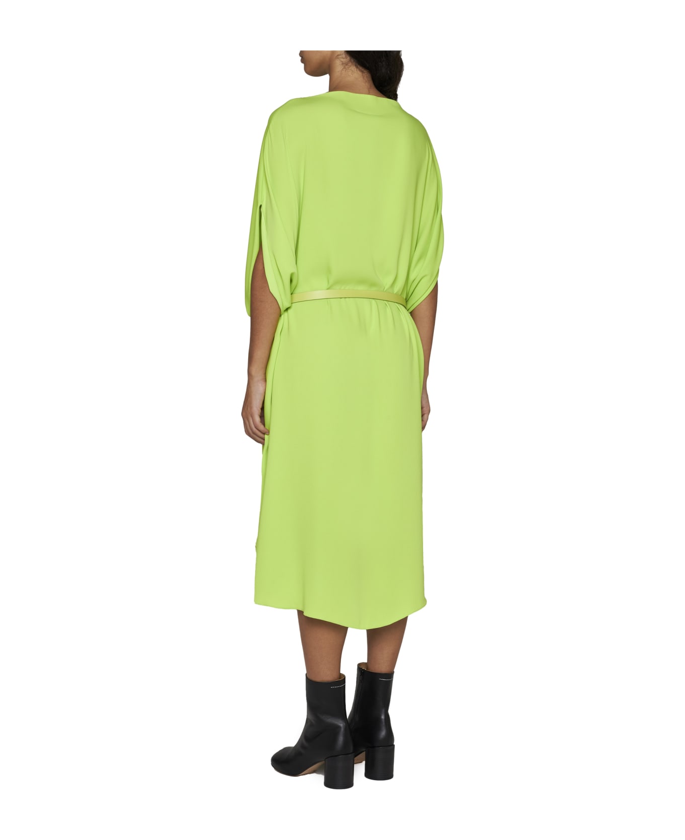 MM6 Maison Margiela Dress - Neon green ワンピース＆ドレス