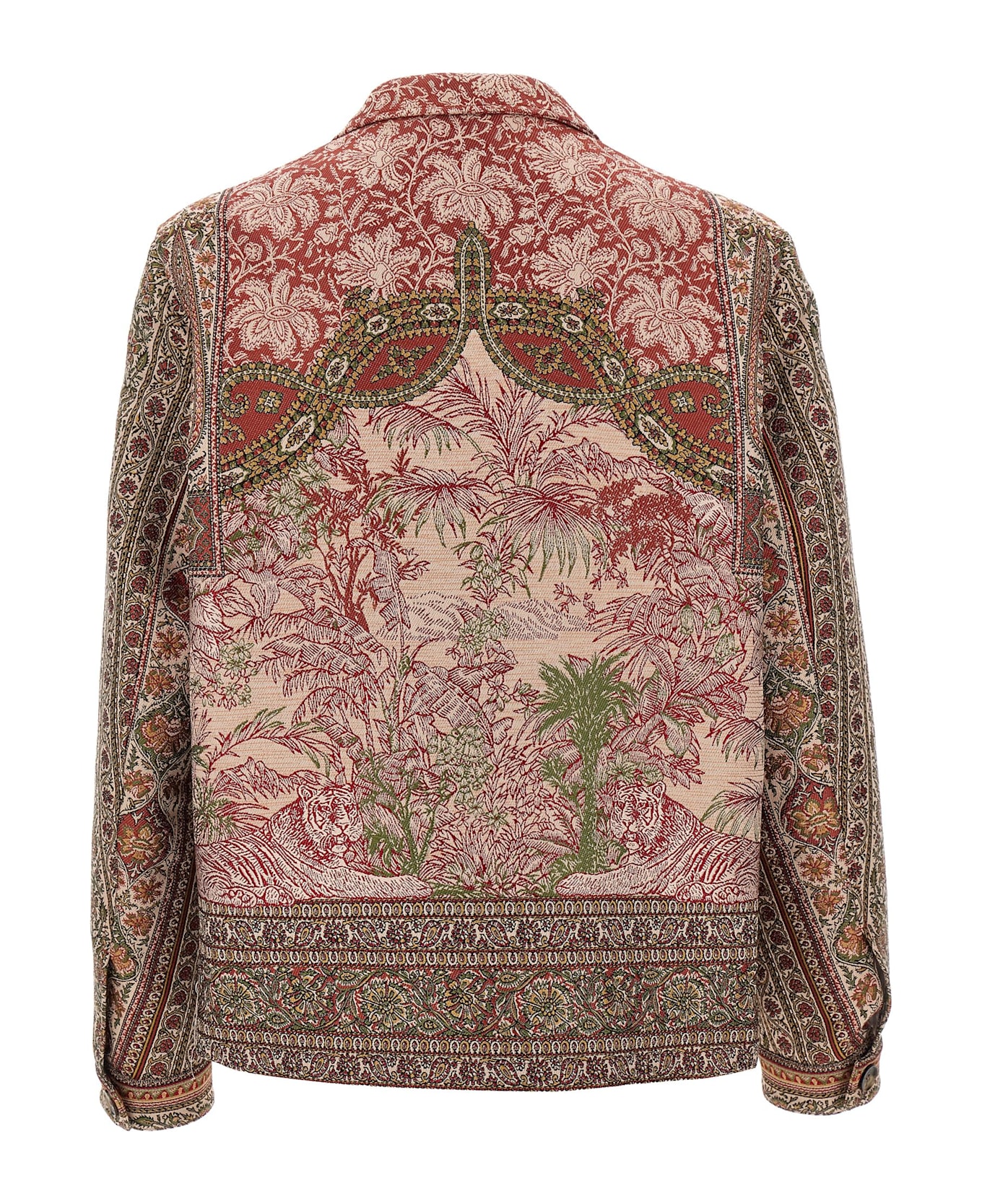 Etro Balmacaan Neck Overshirt - Multicolor