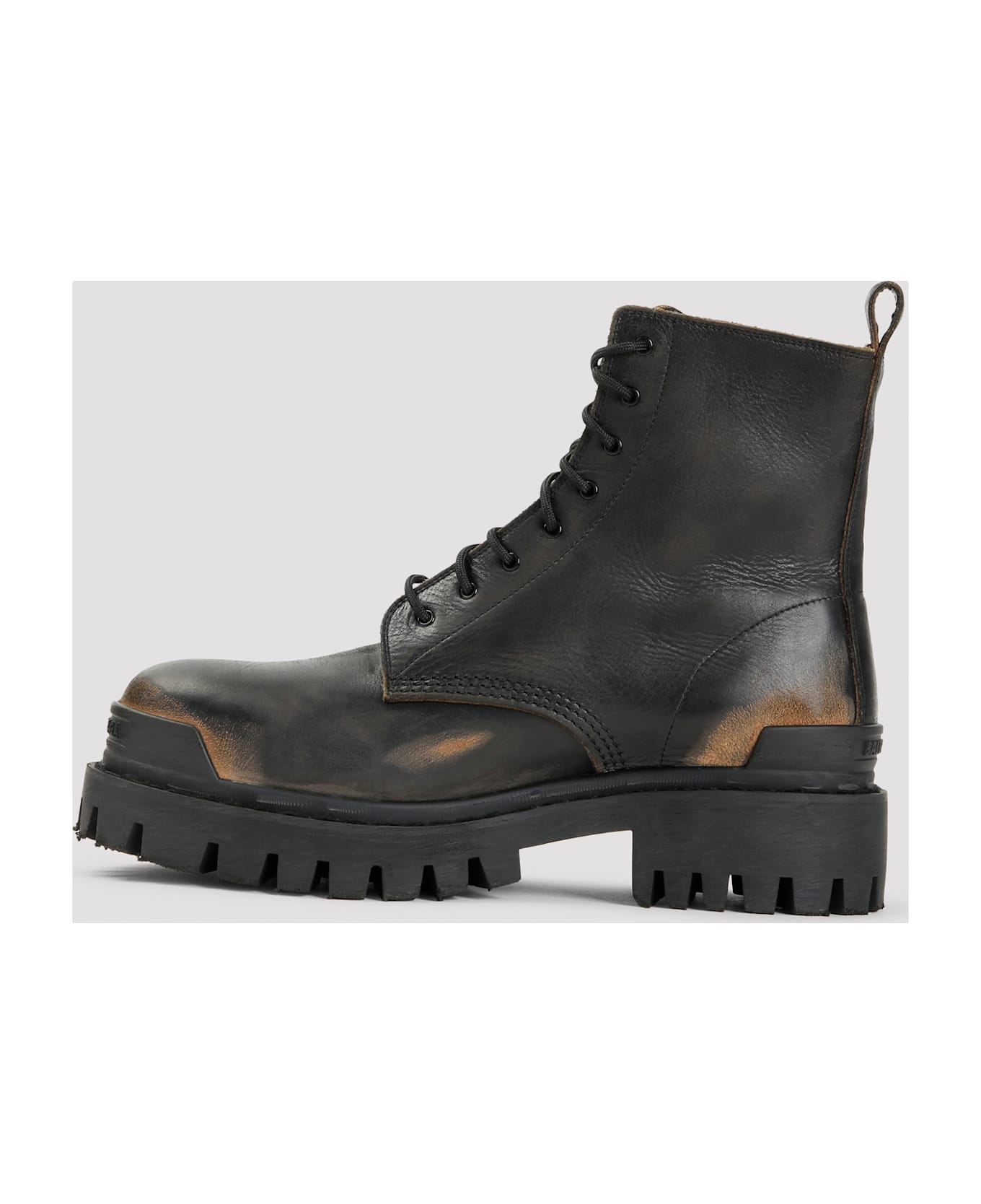 Balenciaga Strike L20 Boots - Black Brown