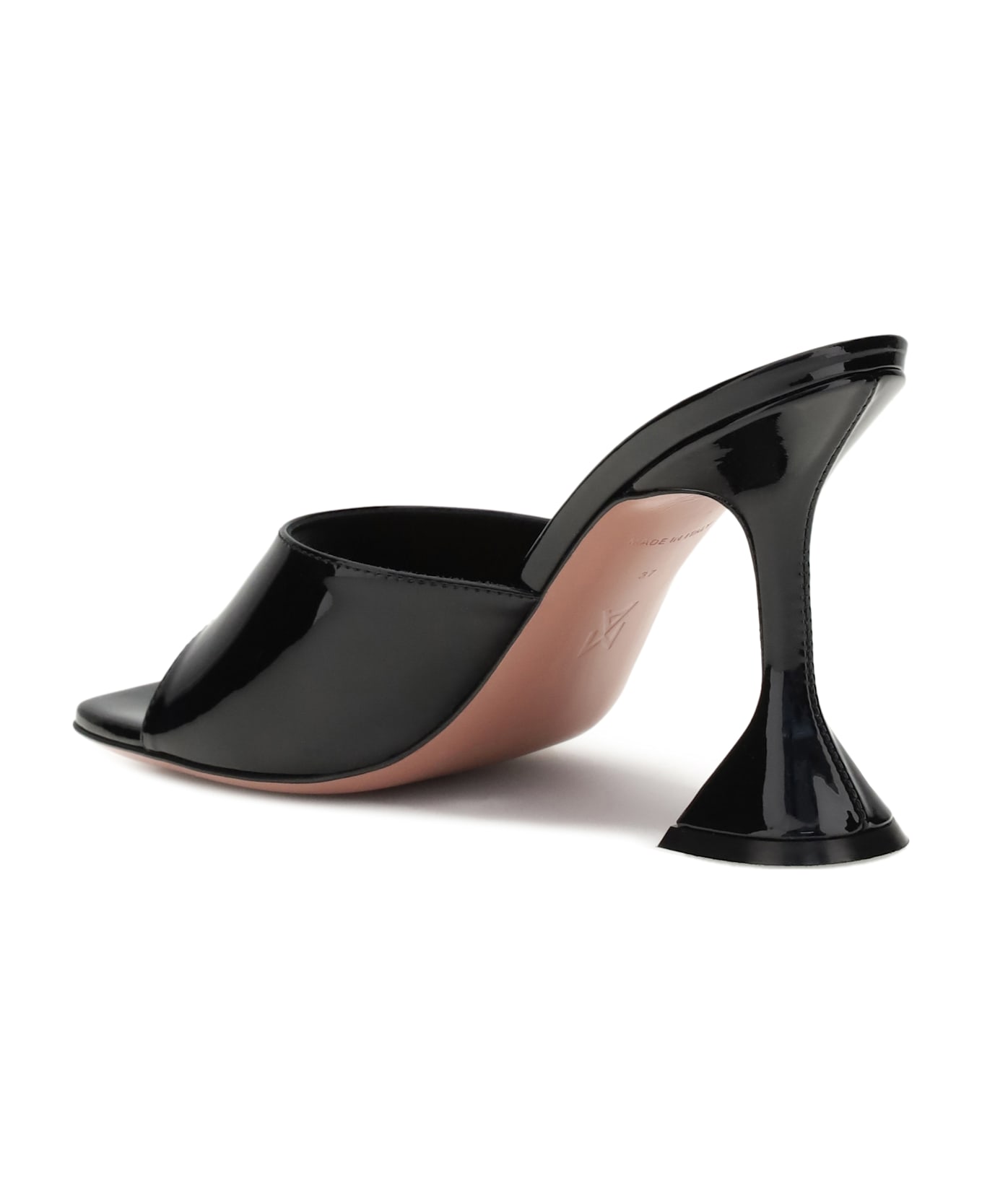 Amina Muaddi Patent-leather Lupita Sandals