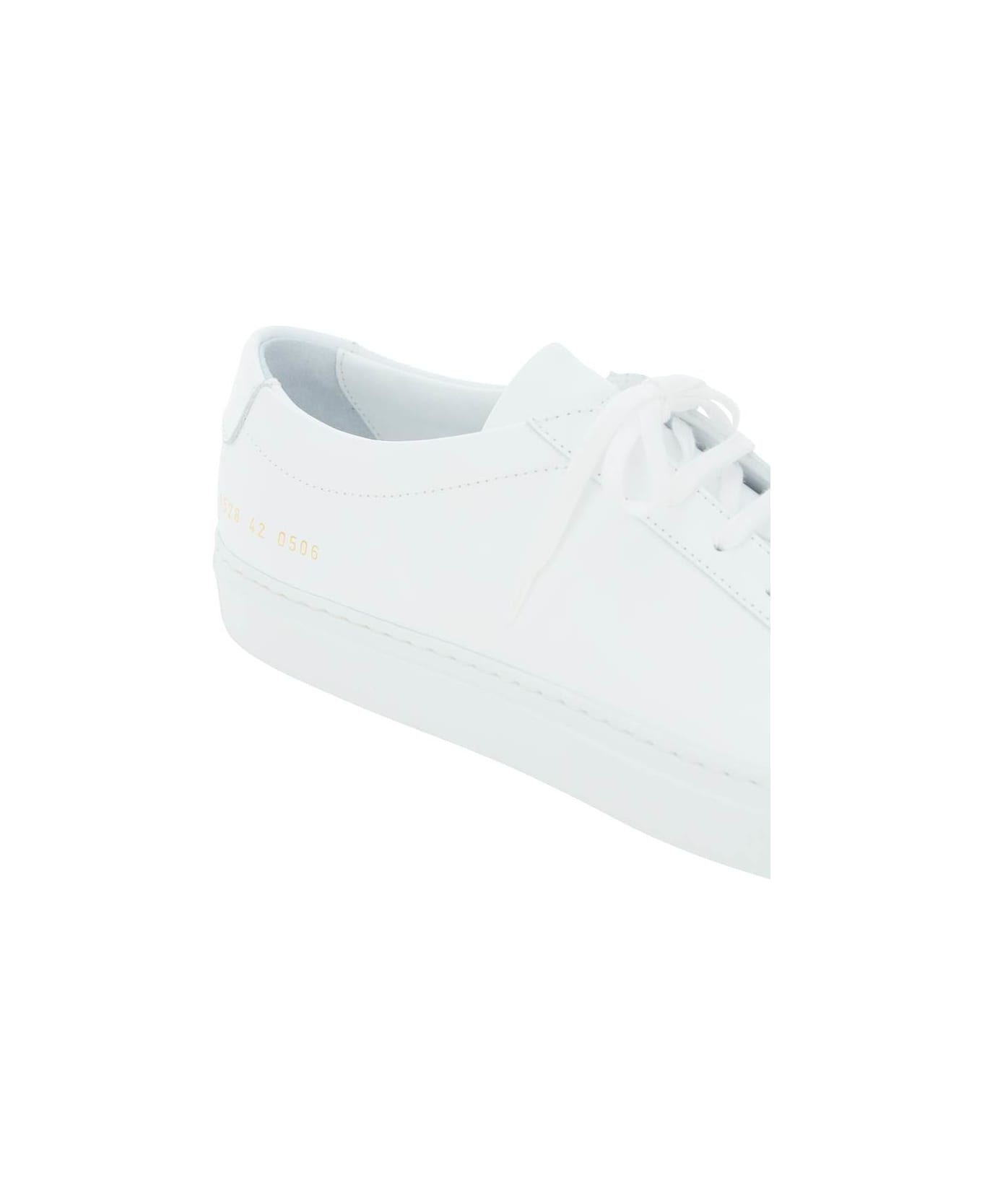 Common Projects Total White 'achilles' Sneakers - White