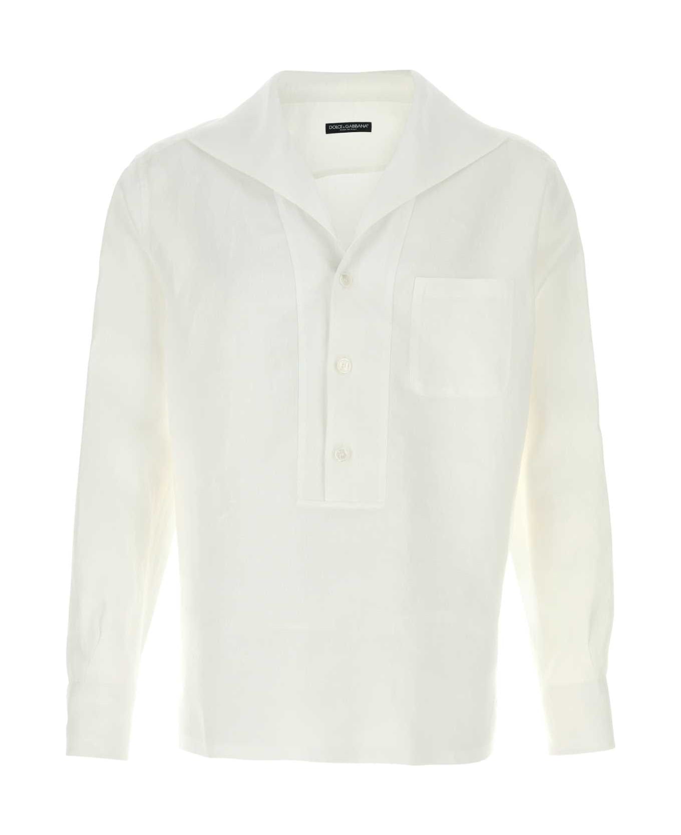 White Linen Shirt
