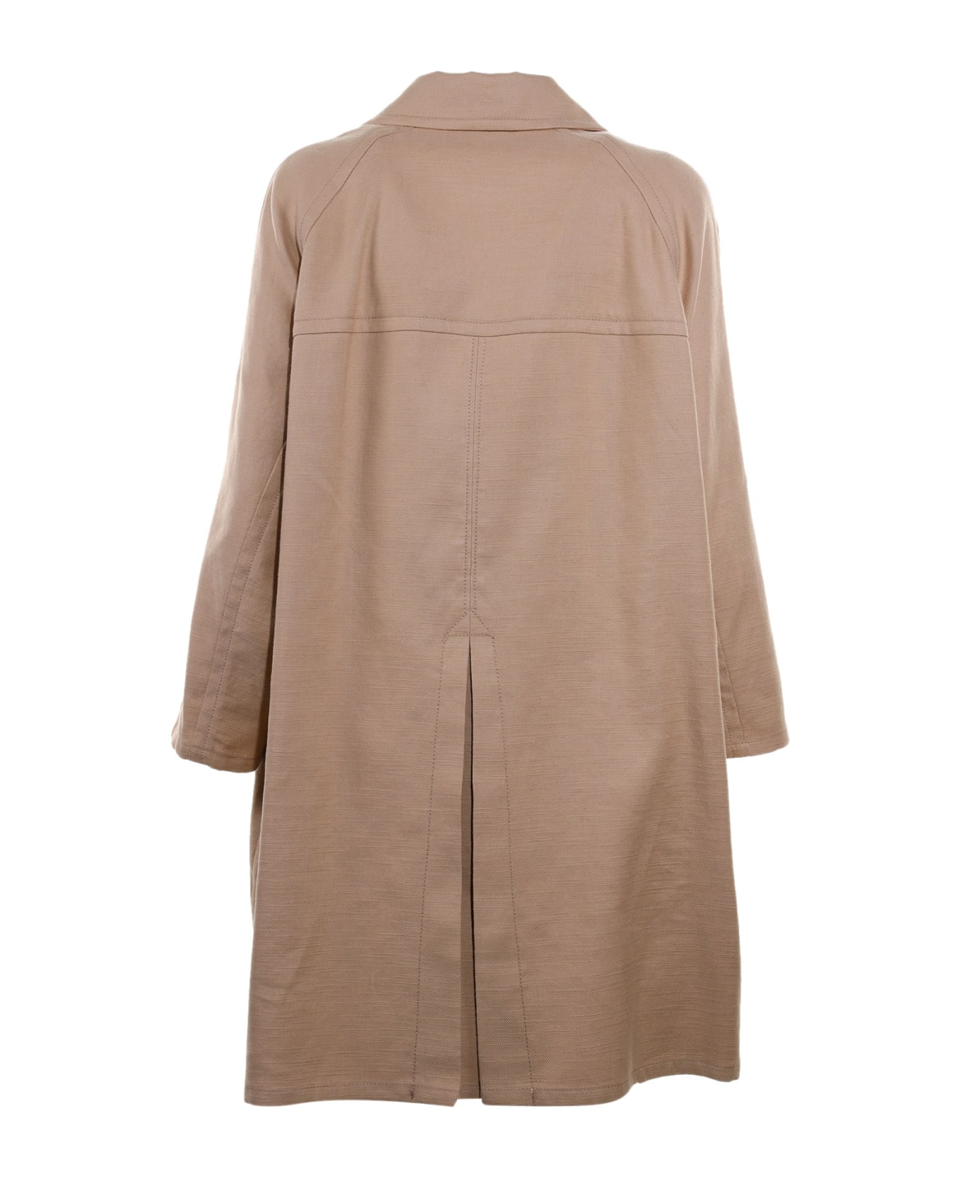 Fay Beige And Blue Cotton Jacket - Beige