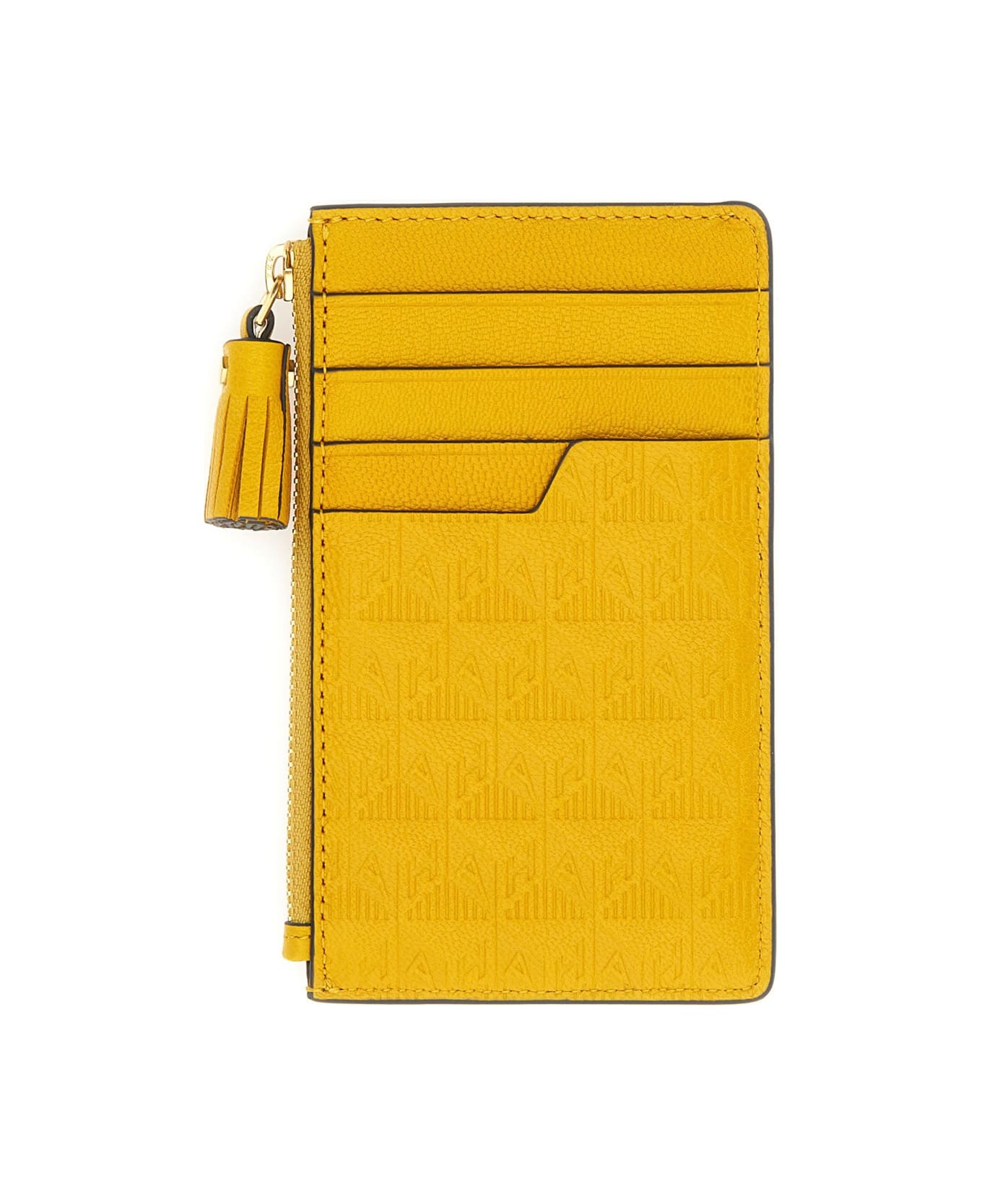 Anya Hindmarch "coco Pops" Card Holder - YELLOW