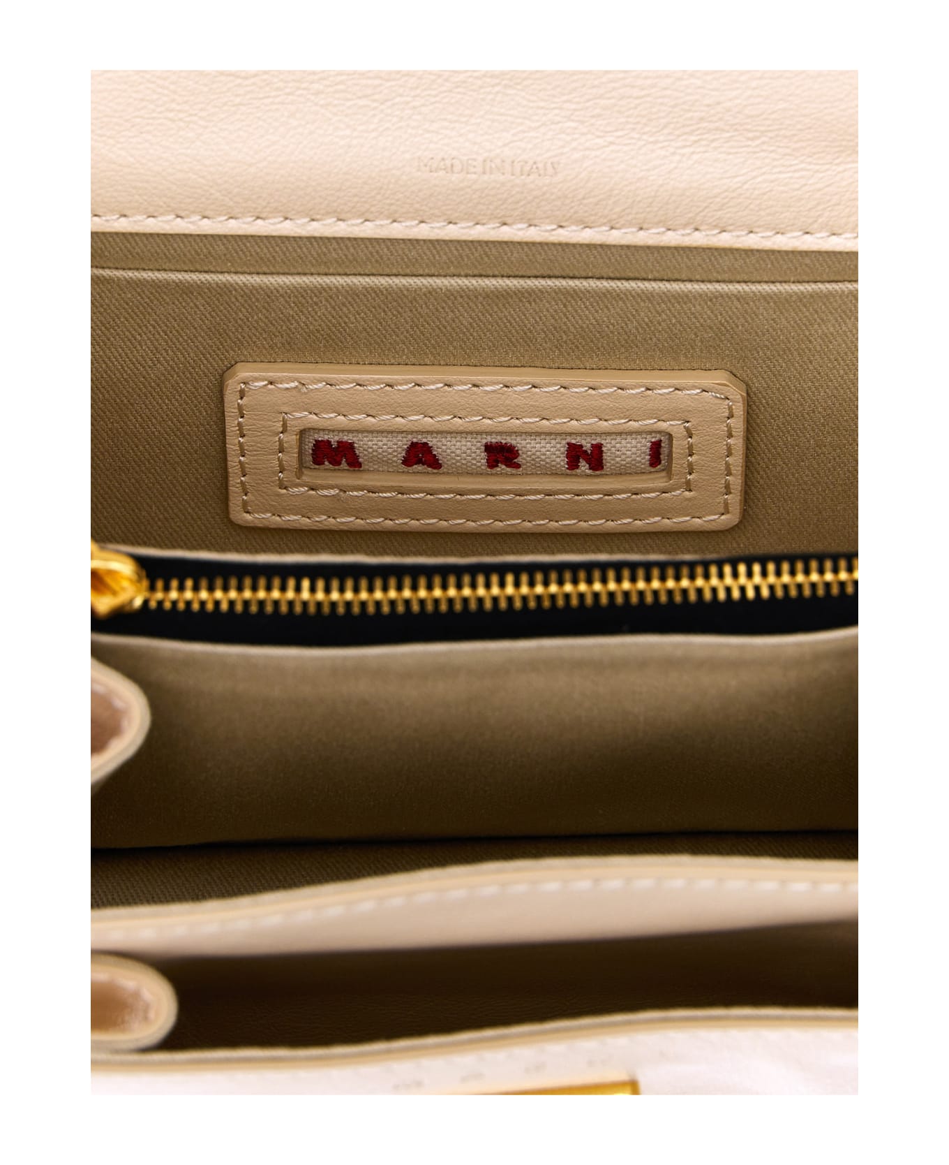 Marni 'trunk Soft' Mini Shoulder Bag - Beige