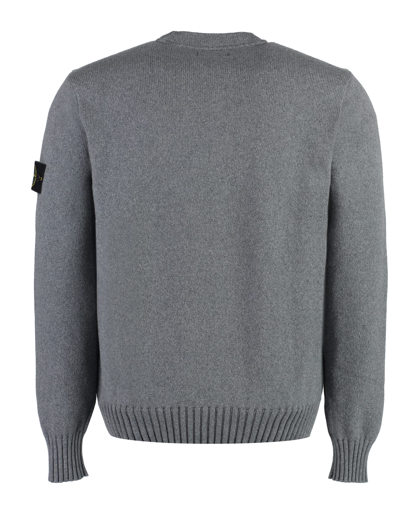 Stone Island Cotton Blend Crew-neck Sweater - grey