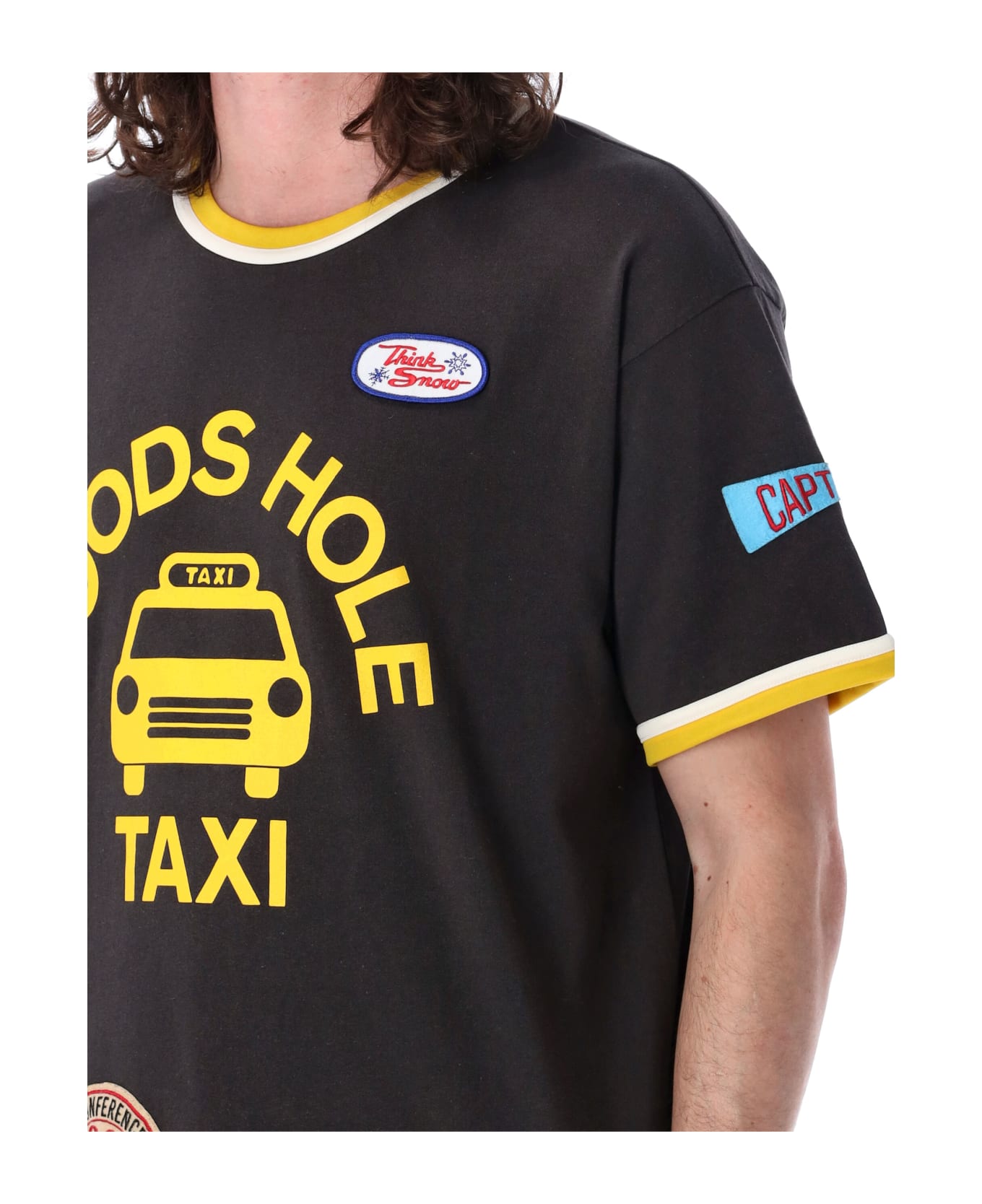 Bode Discount Taxi T-shirt - BLACK MULTI