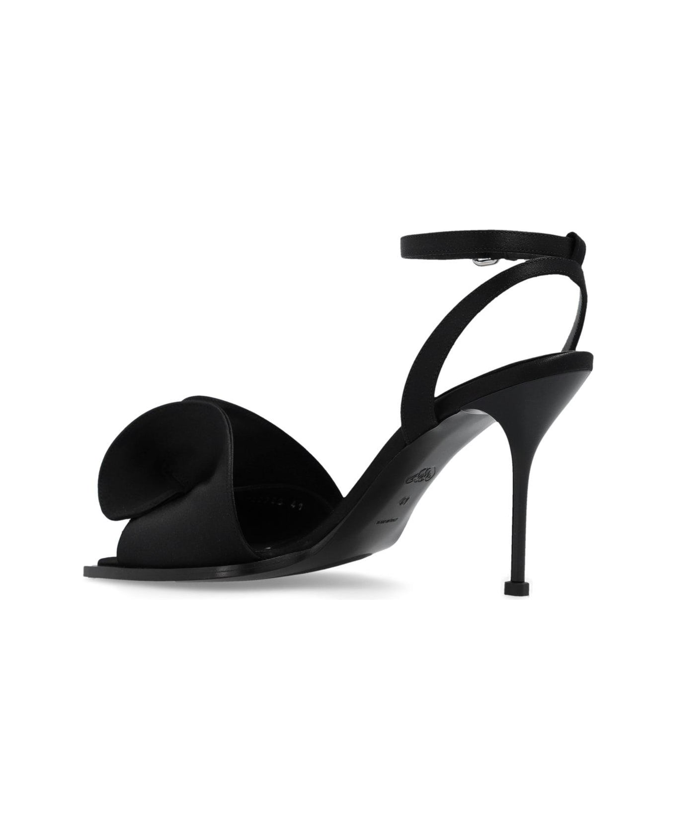 Alexander McQueen Ankle-strapped Heeled Sandals - Black サンダル