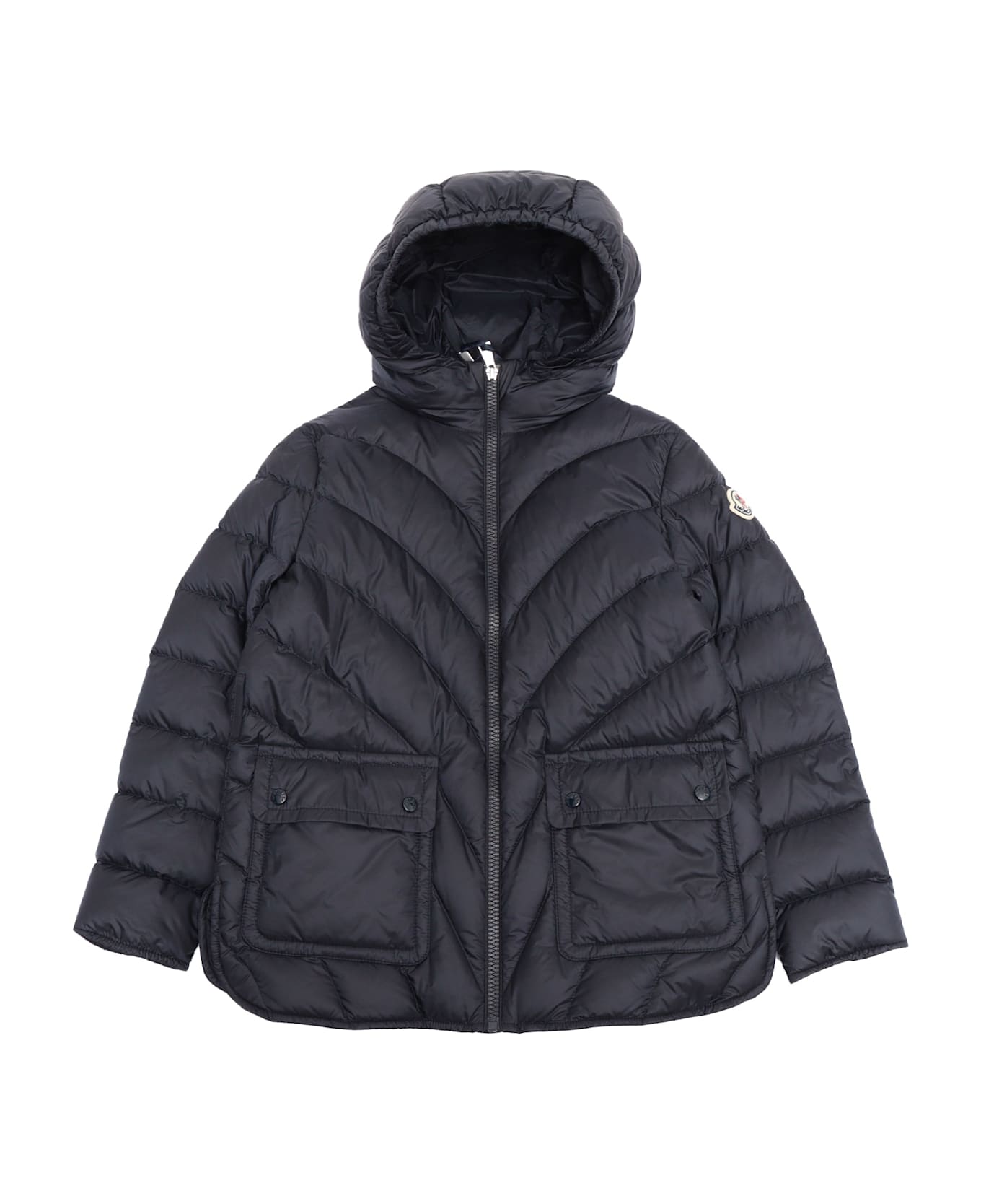 Moncler Argenno Short Parka - BLUE