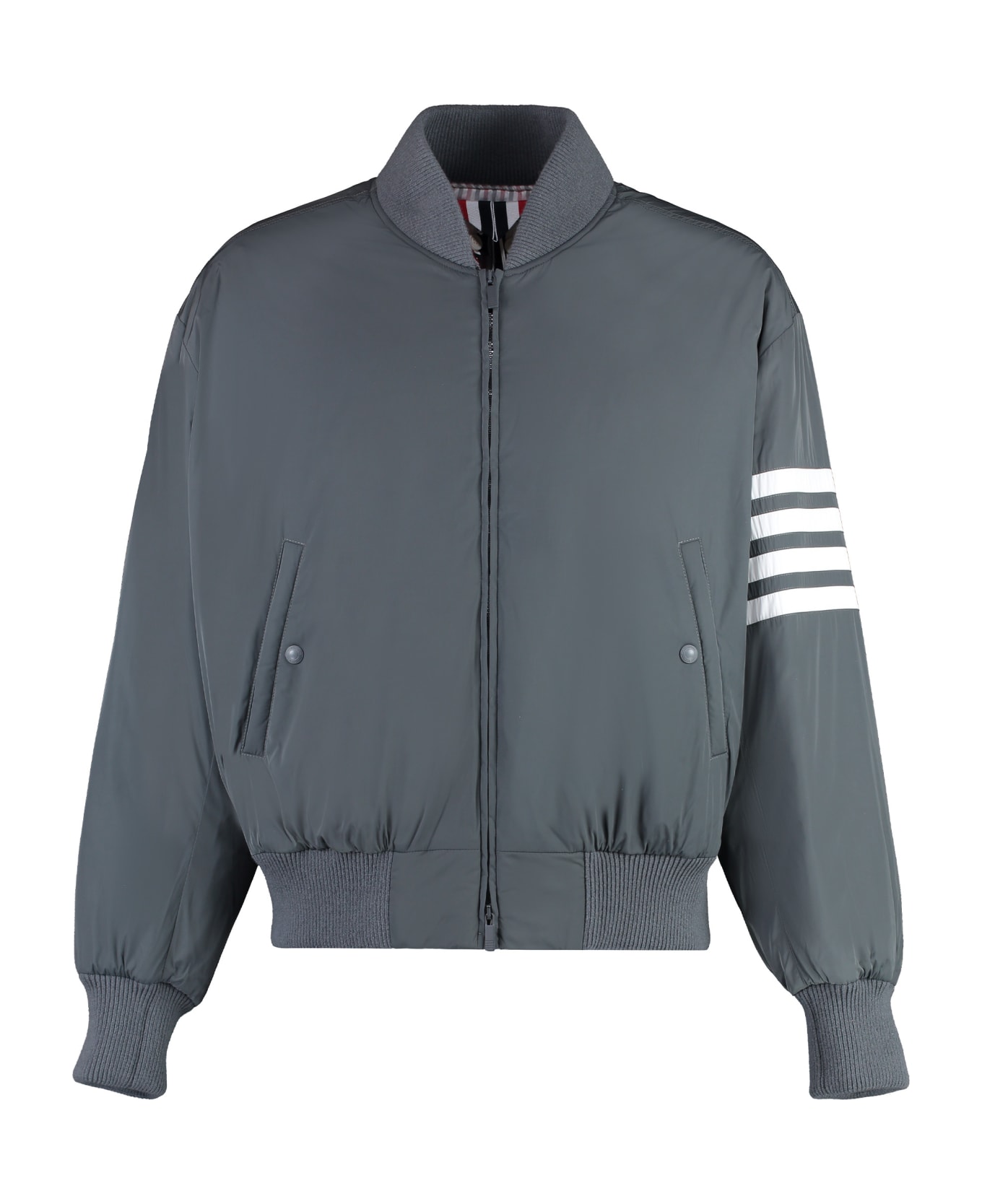Thom Browne Bomber Jacket In Technical Fabric - grey ジャケット
