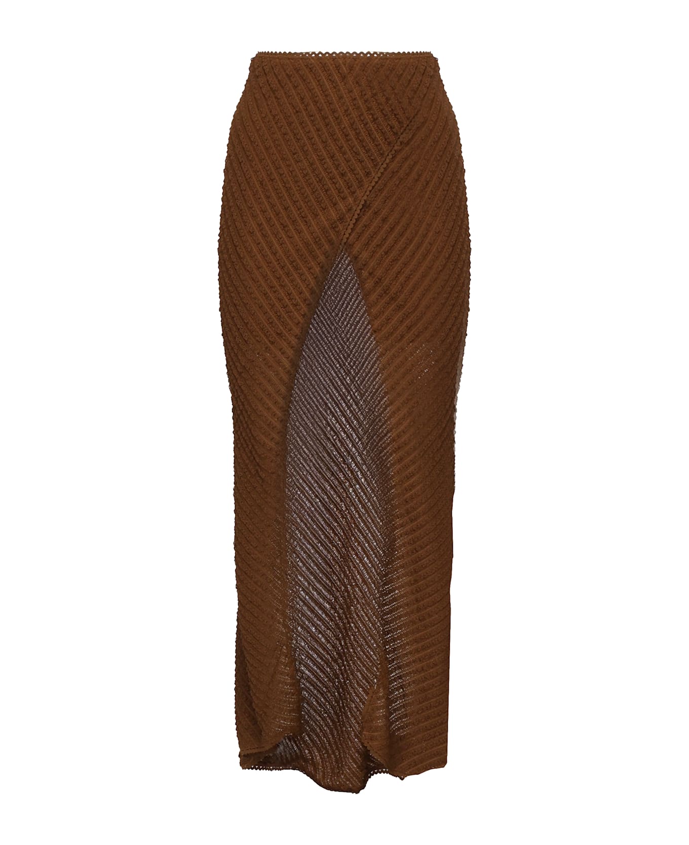 Charo Ruiz Eris Long Skirt - Brown